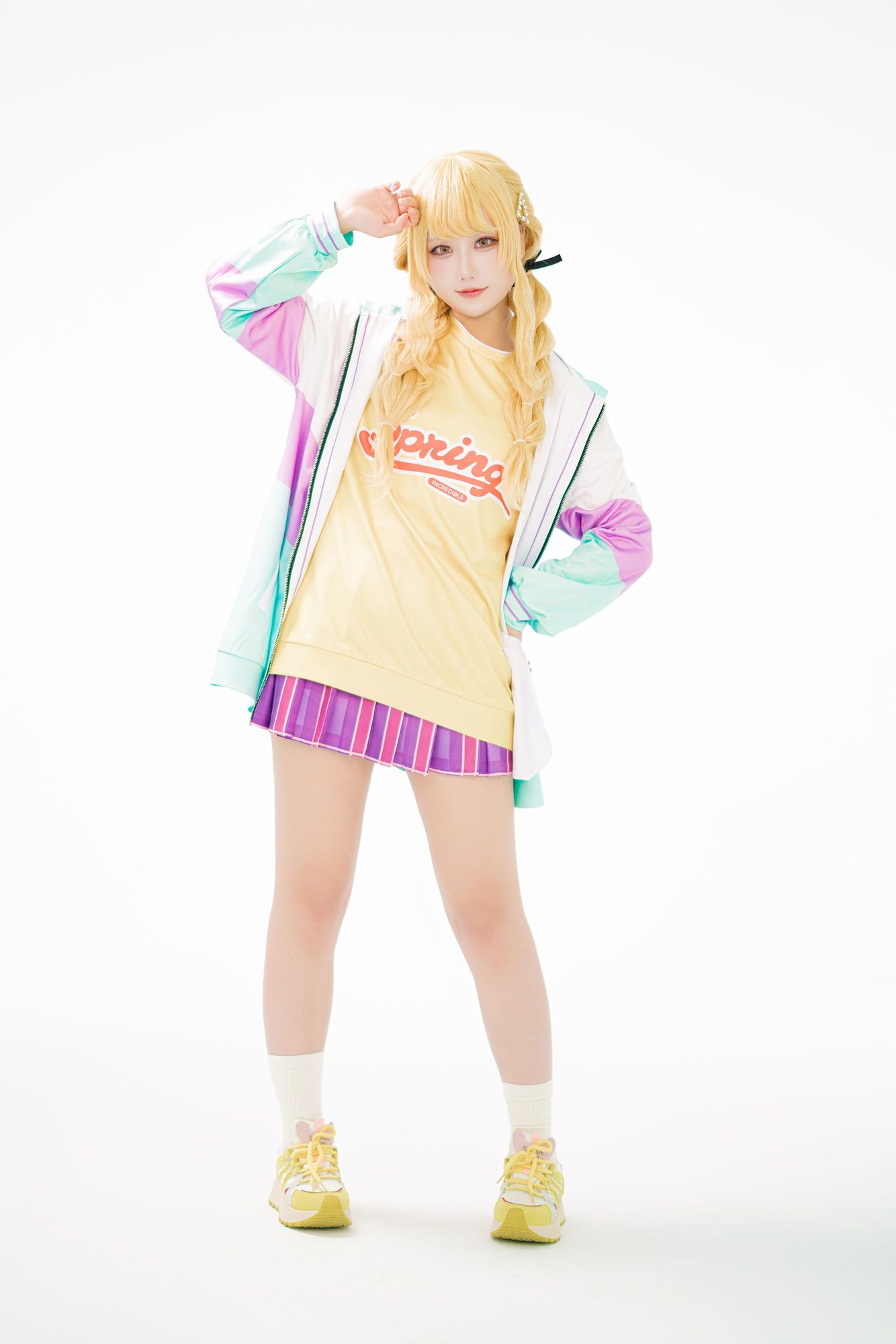 图片[2]-No.047 – 学院偶像大师 藤田言音 [38P]-coswz-cos王者