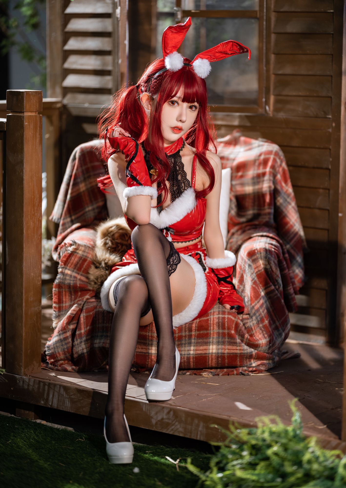 图片[3]-No.017 – 红色圣诞兔 [32P]-coswz-cos王者