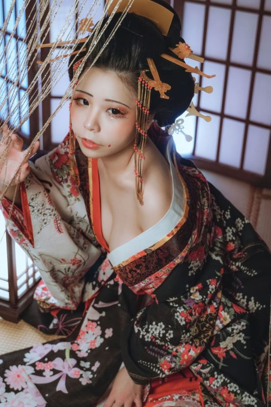 No.028 - 花魁 [15P]-coswz-cos王者