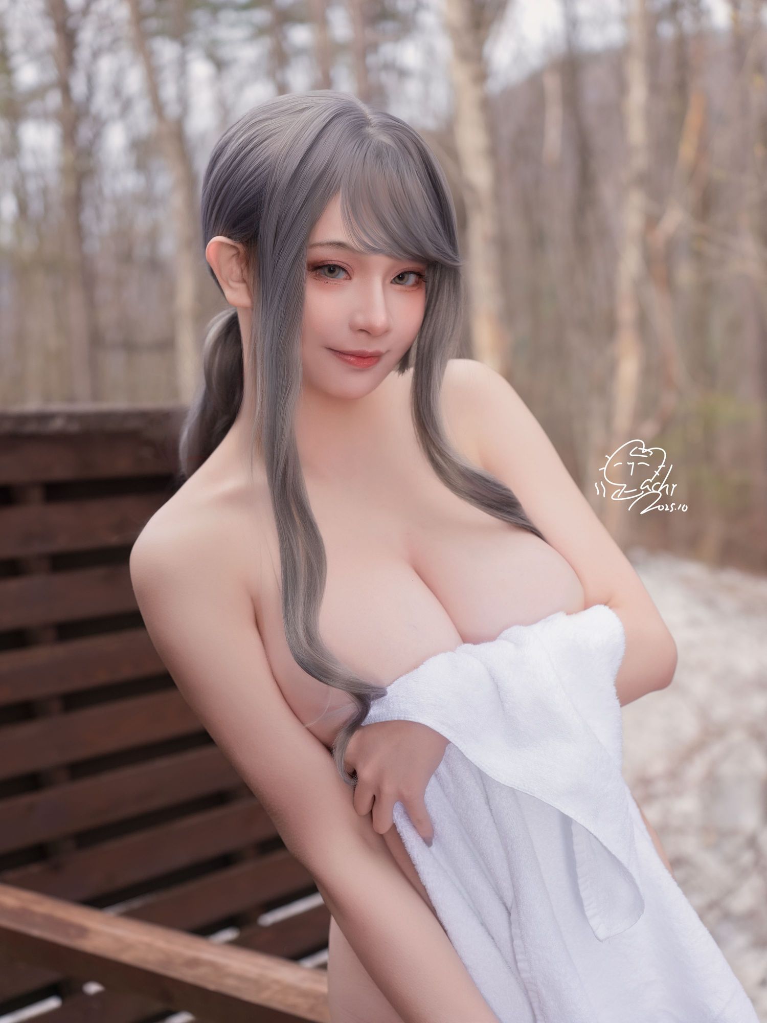 图片[1]-No.042 – 温泉特辑 (&Factory小丁) [30P]-coswz-cos王者