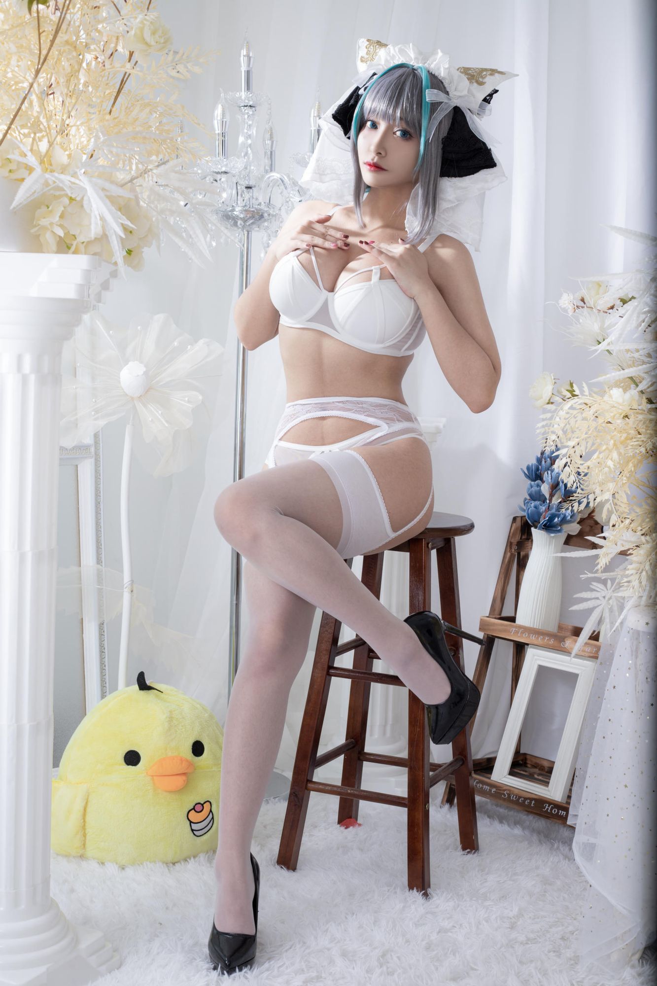 图片[2]-No.092 – 碧蓝航线 柴郡同人内衣 [66P]-coswz-cos王者