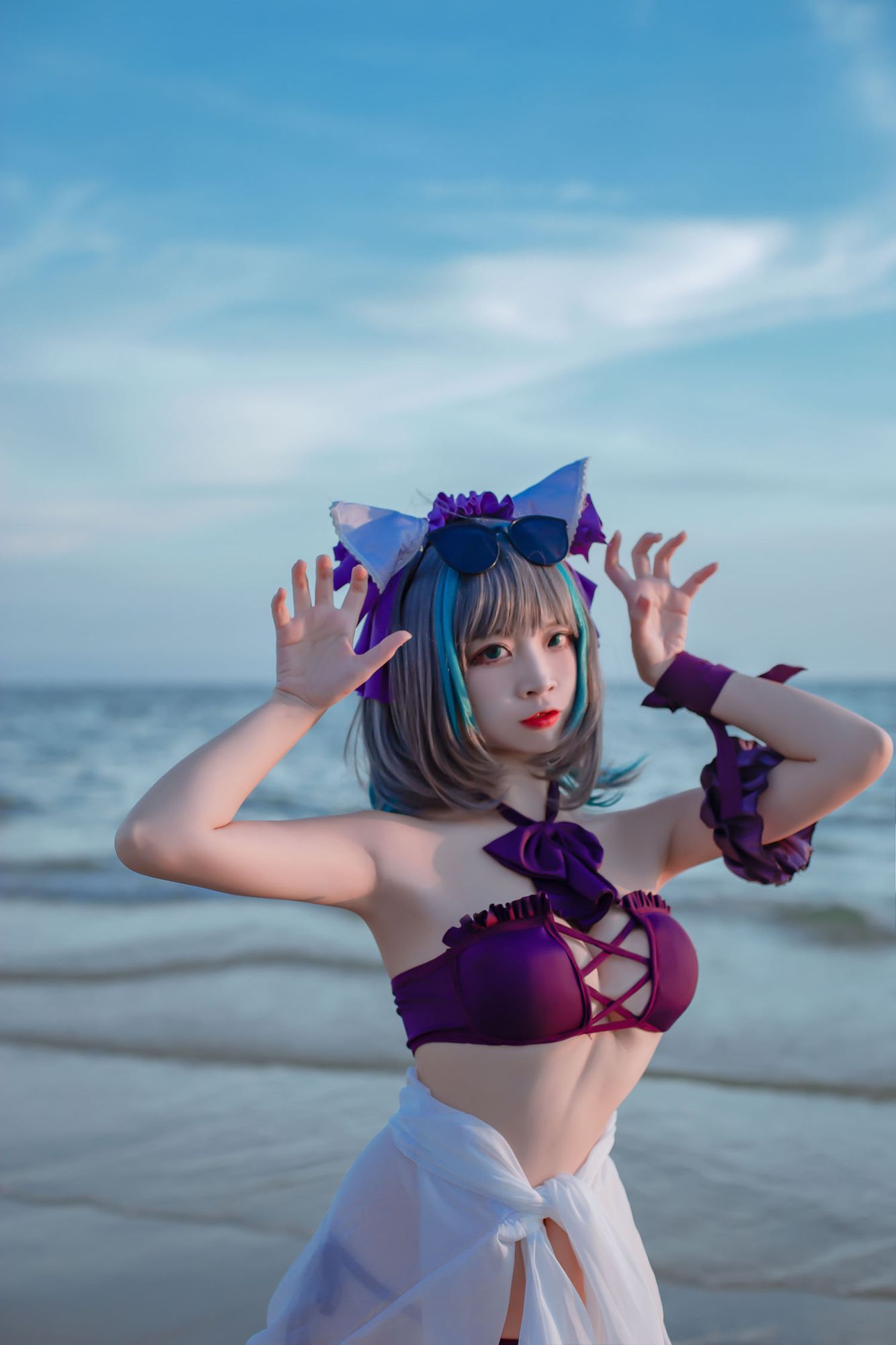 图片[3]-No.186 – 碧蓝航线 柴郡泳装 [30P]-coswz-cos王者