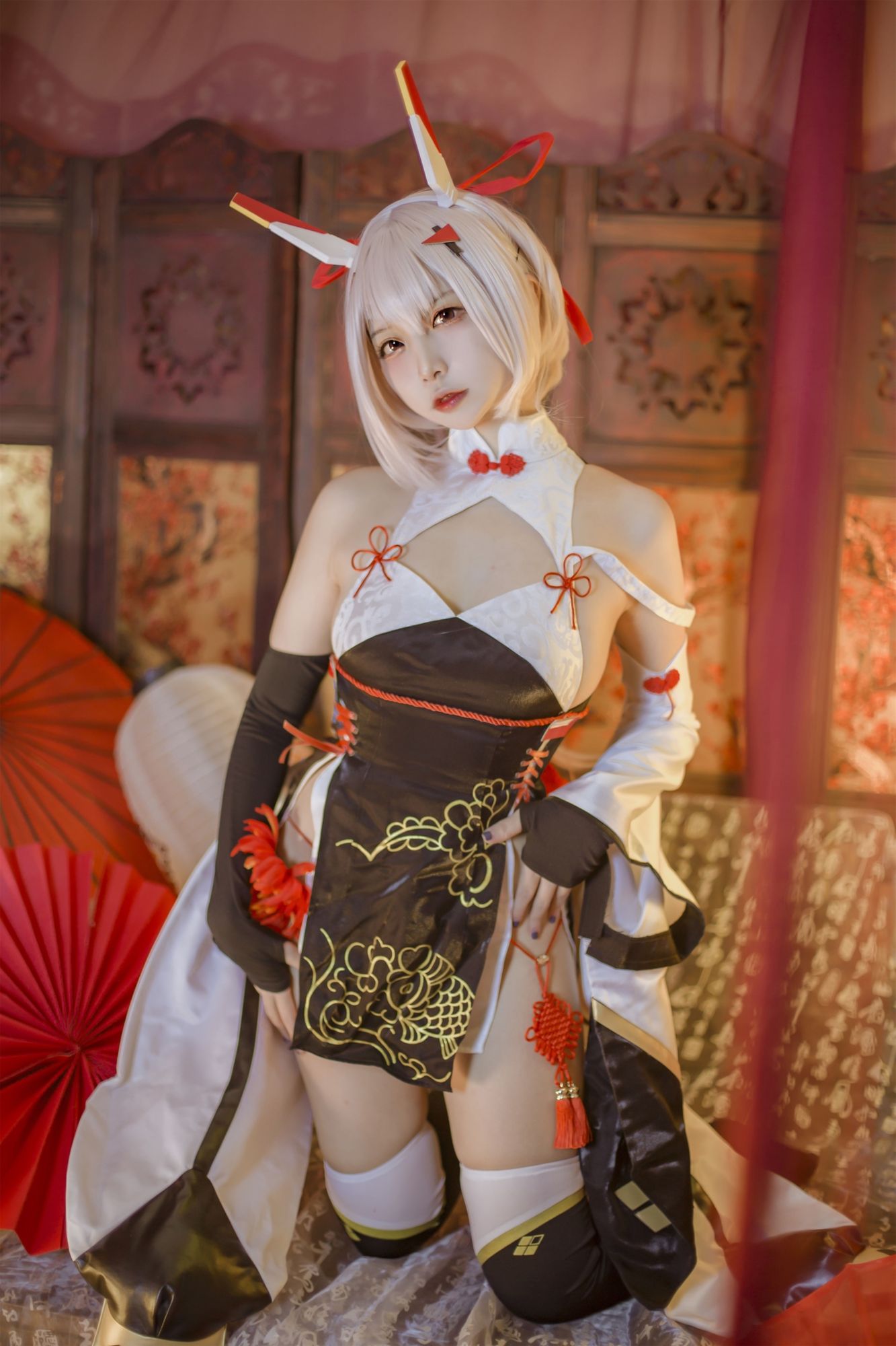 图片[3]-No.189 – 碧蓝航线 绫波 新岁之鬼神 [27P]-coswz-cos王者