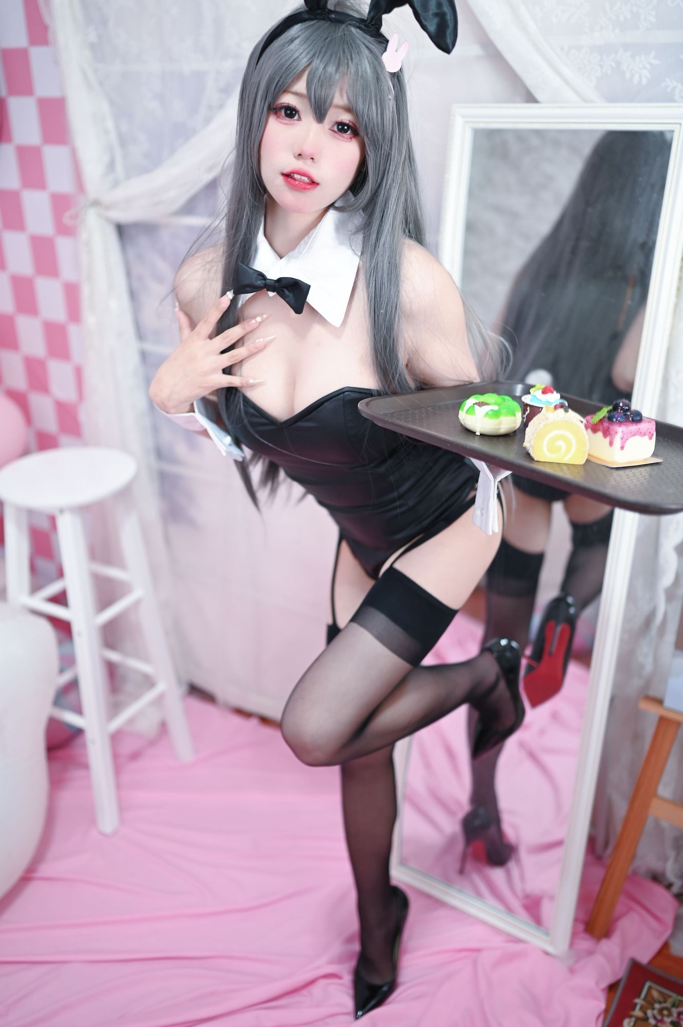 图片[6]-No.017 – 樱岛麻衣 兔女郎 [6P]-coswz-cos王者