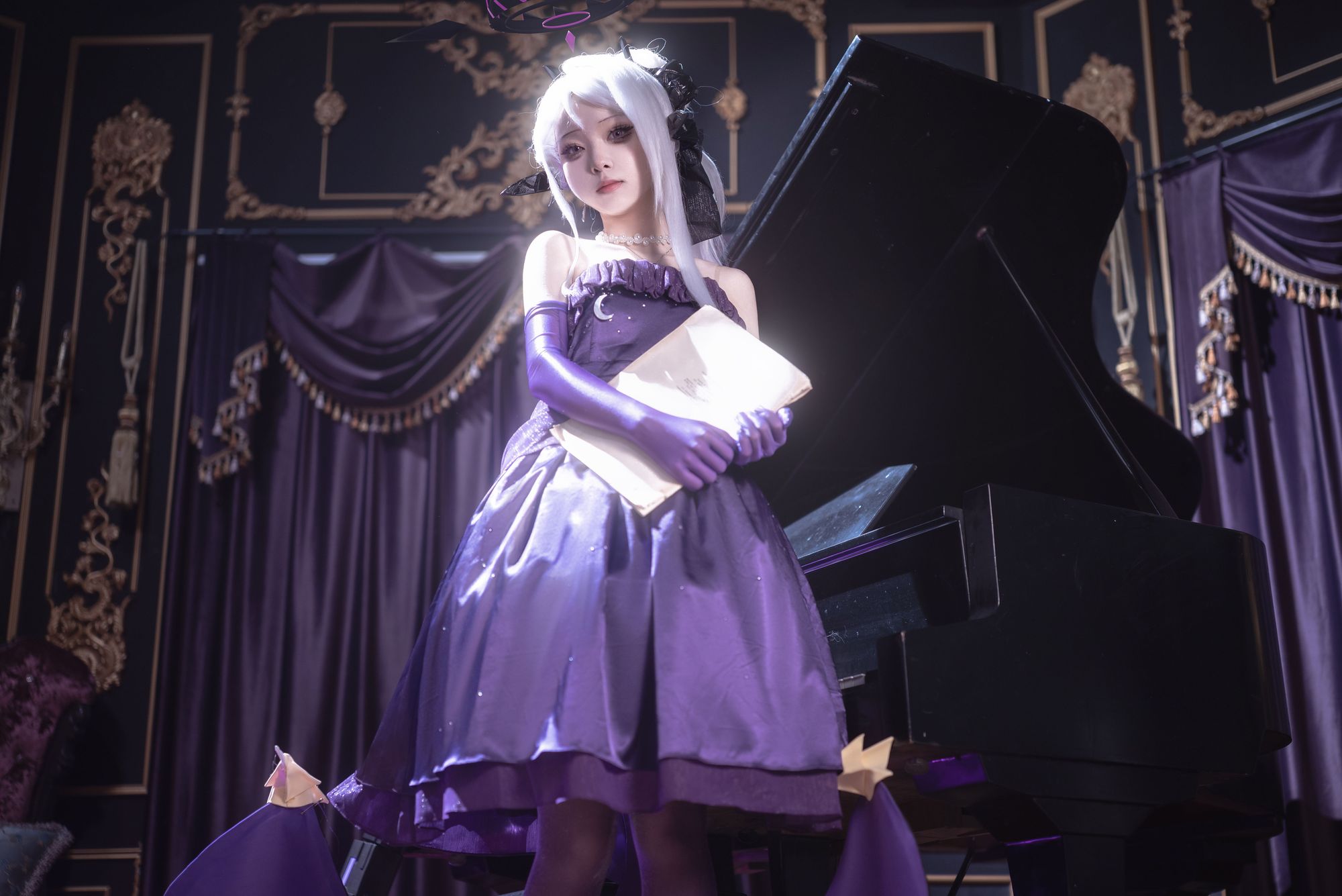 图片[2]-No.020 – 蔚蓝档案 空崎日奈连衣裙 [34P]-coswz-cos王者