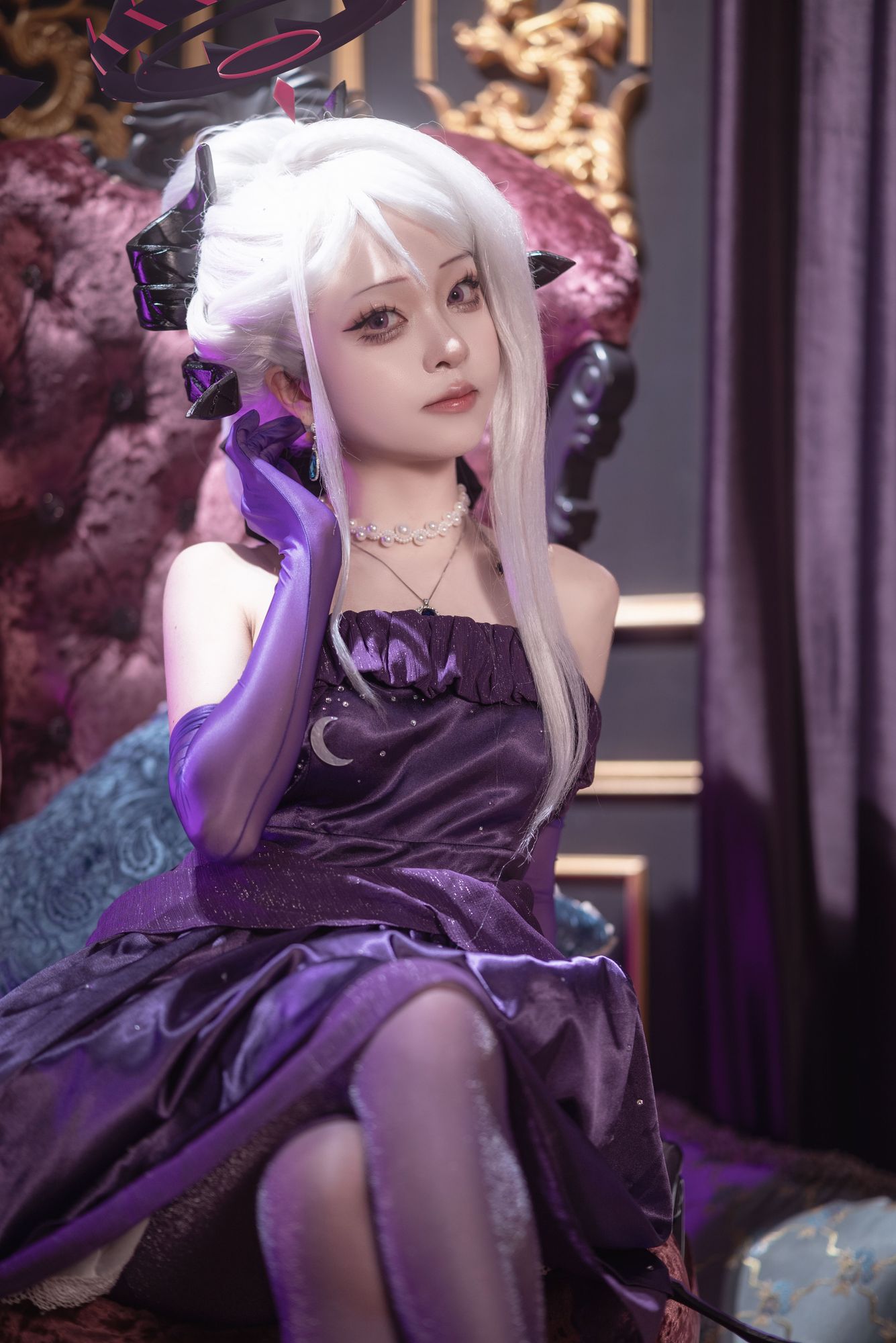 图片[1]-No.020 – 蔚蓝档案 空崎日奈连衣裙 [34P]-coswz-cos王者