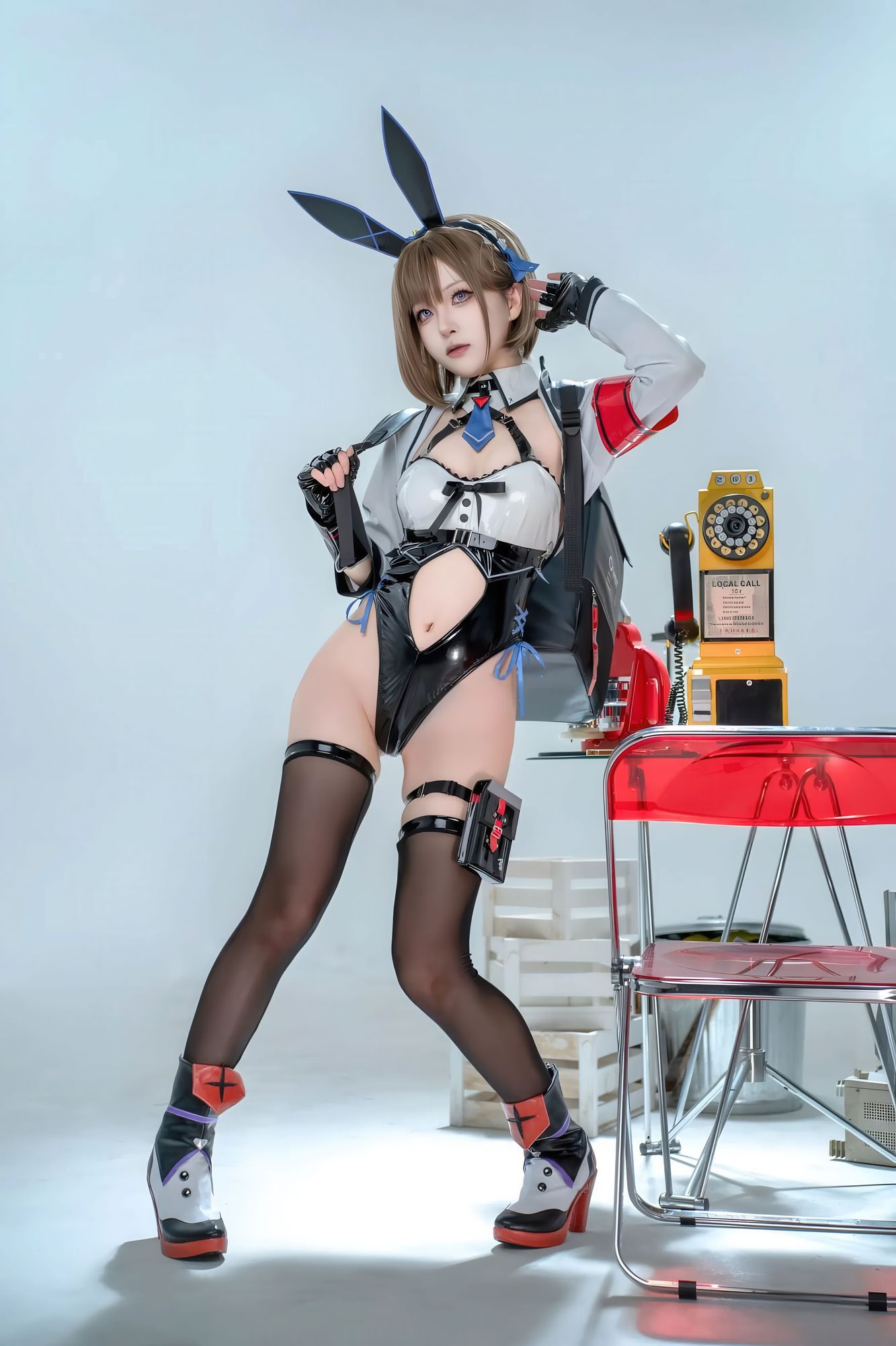 图片[1]-No.022 – 外卖兔女郎 小葵 [40P]-coswz-cos王者