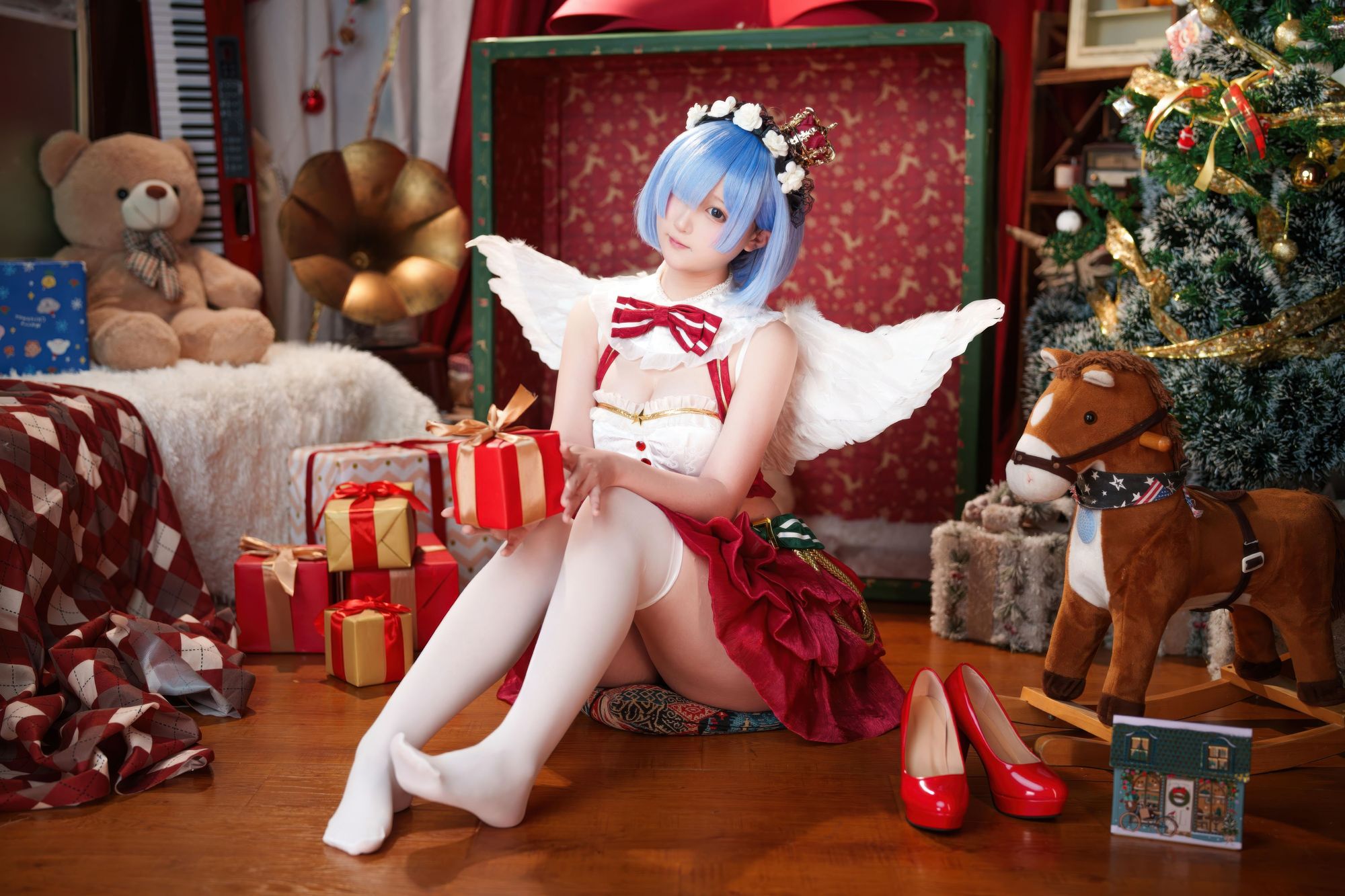 图片[3]-No.027 – 从零开始的异世界生活 蕾姆 圣诞物语 [63P]-coswz-cos王者