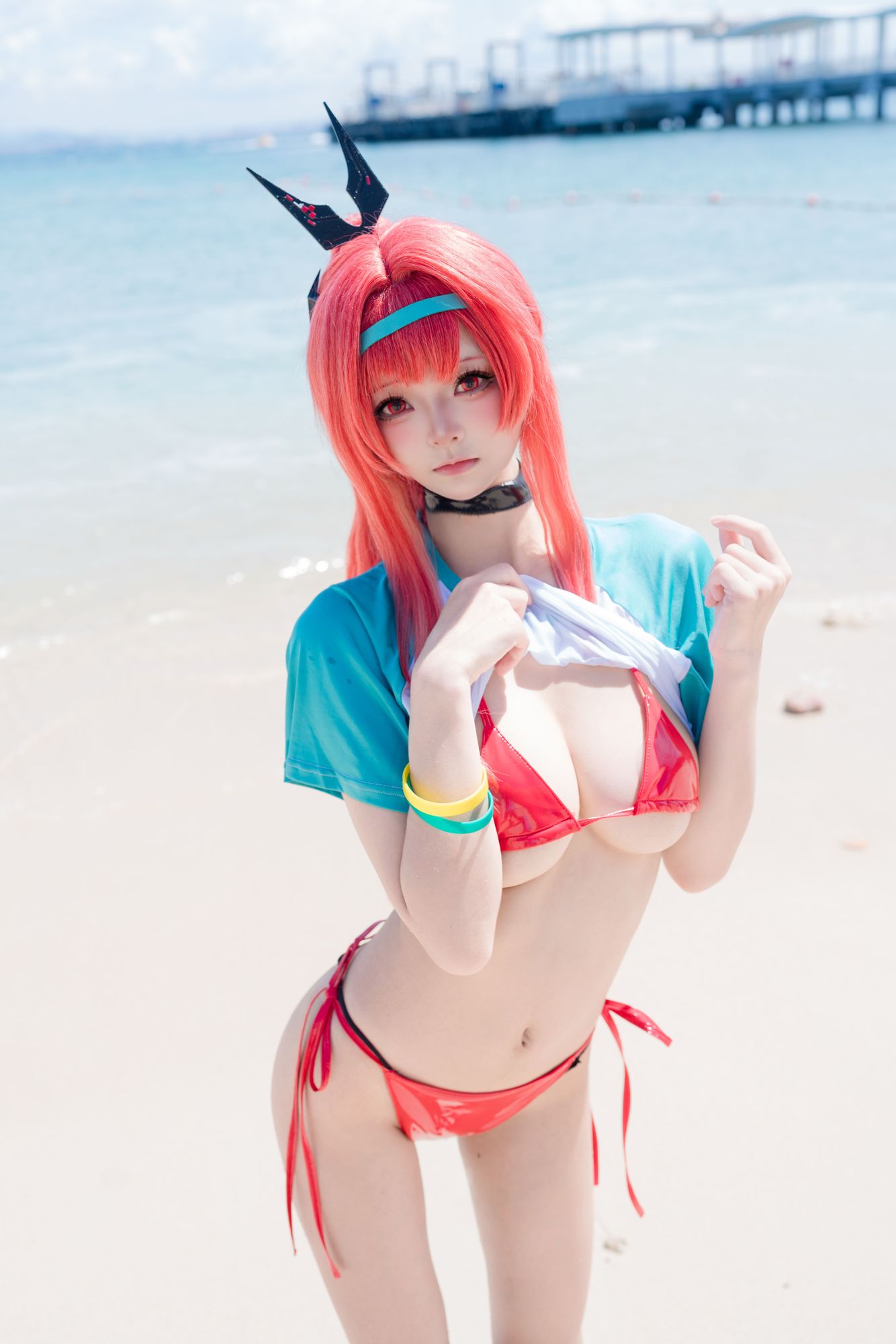 No.037 - Nikke胜利女神 拉毗泳装 [11P]-coswz-cos王者