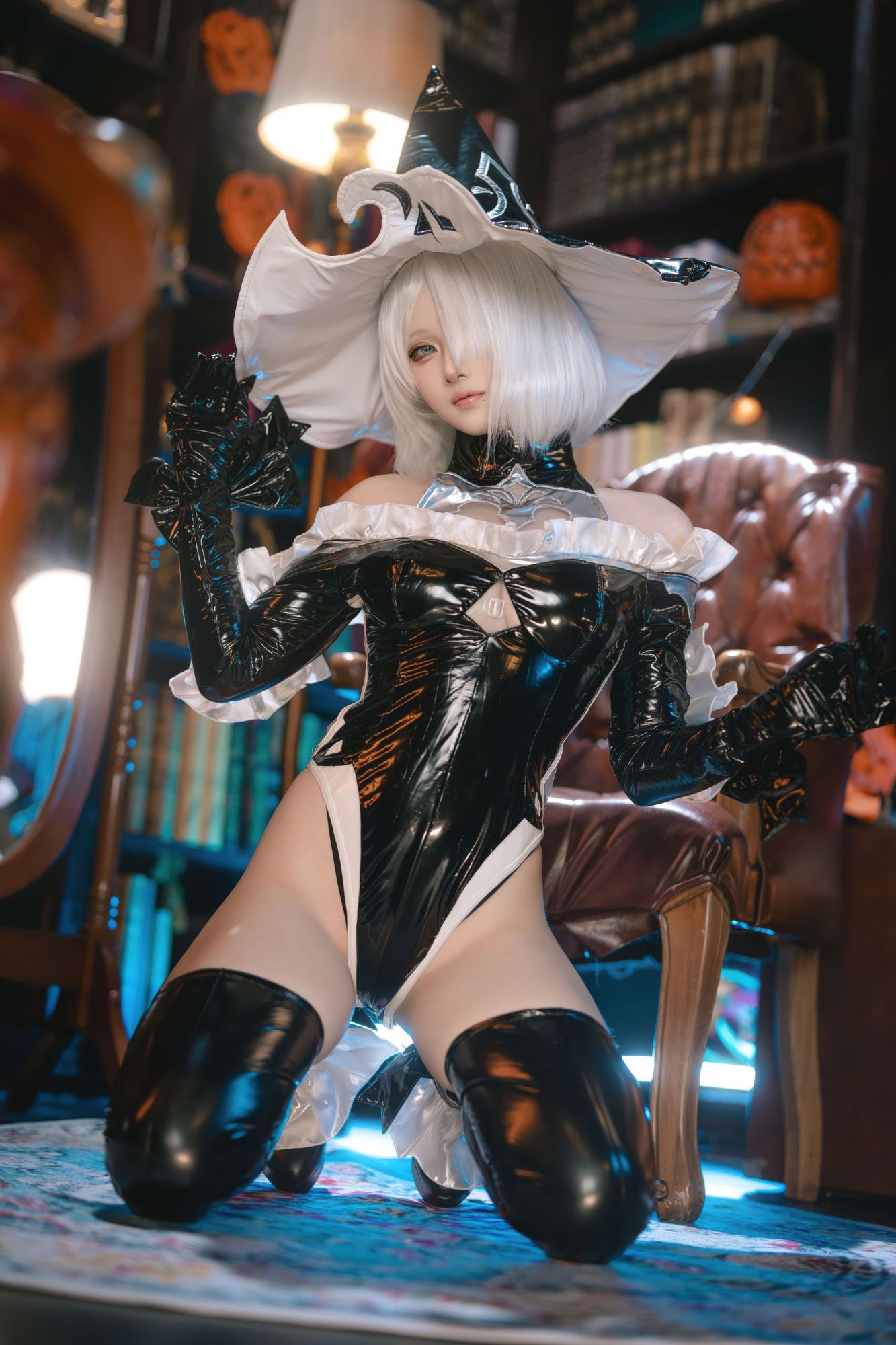 图片[3]-No.062 – 万圣女巫 2B同人 [70P]-coswz-cos王者