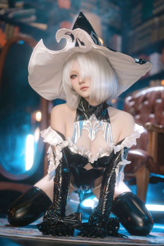 No.062 - 万圣女巫 2B同人 [70P]-coswz-cos王者
