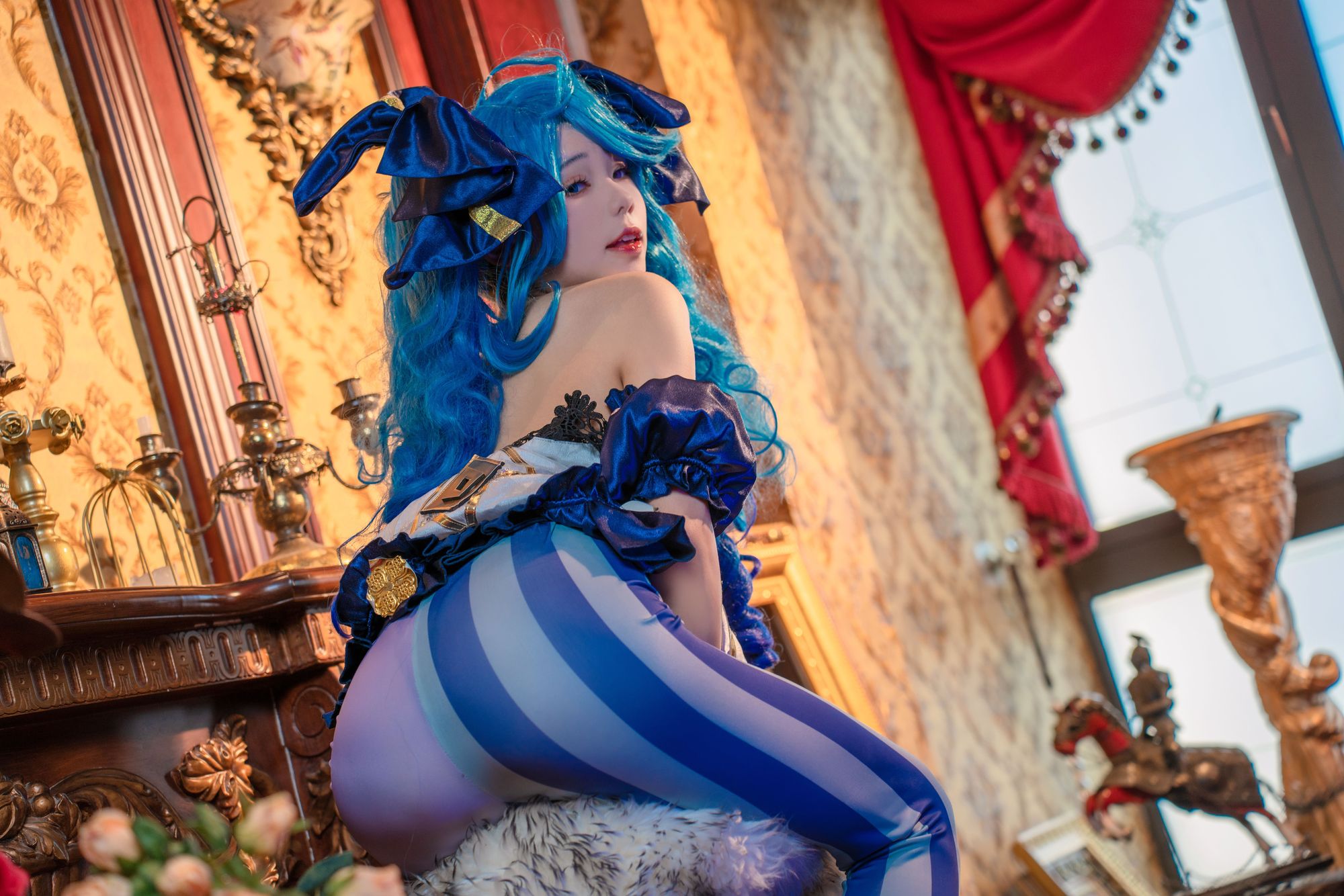 图片[3]-No.075 – 兔兔班车1 英雄联盟 格温 [38P 1V]-coswz-cos王者