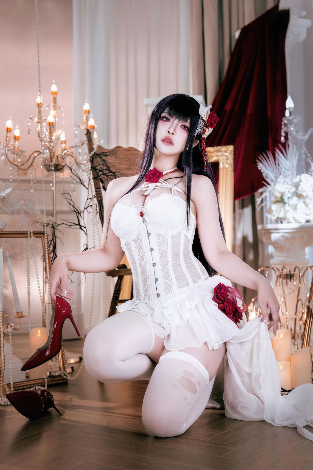 图片[32]-No.079 – Nikke胜利女神 米哈拉 羁绊锁链 [58P]-coswz-cos王者