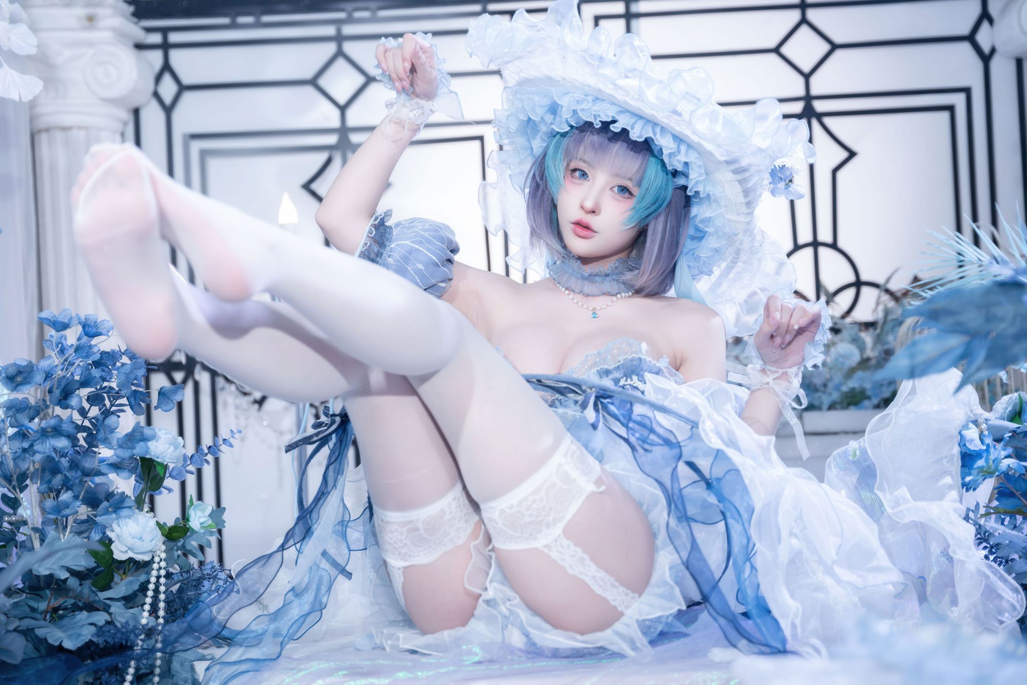 图片[3]-No.085 – 碧蓝航线 柴郡废稿礼服 [42P]-coswz-cos王者