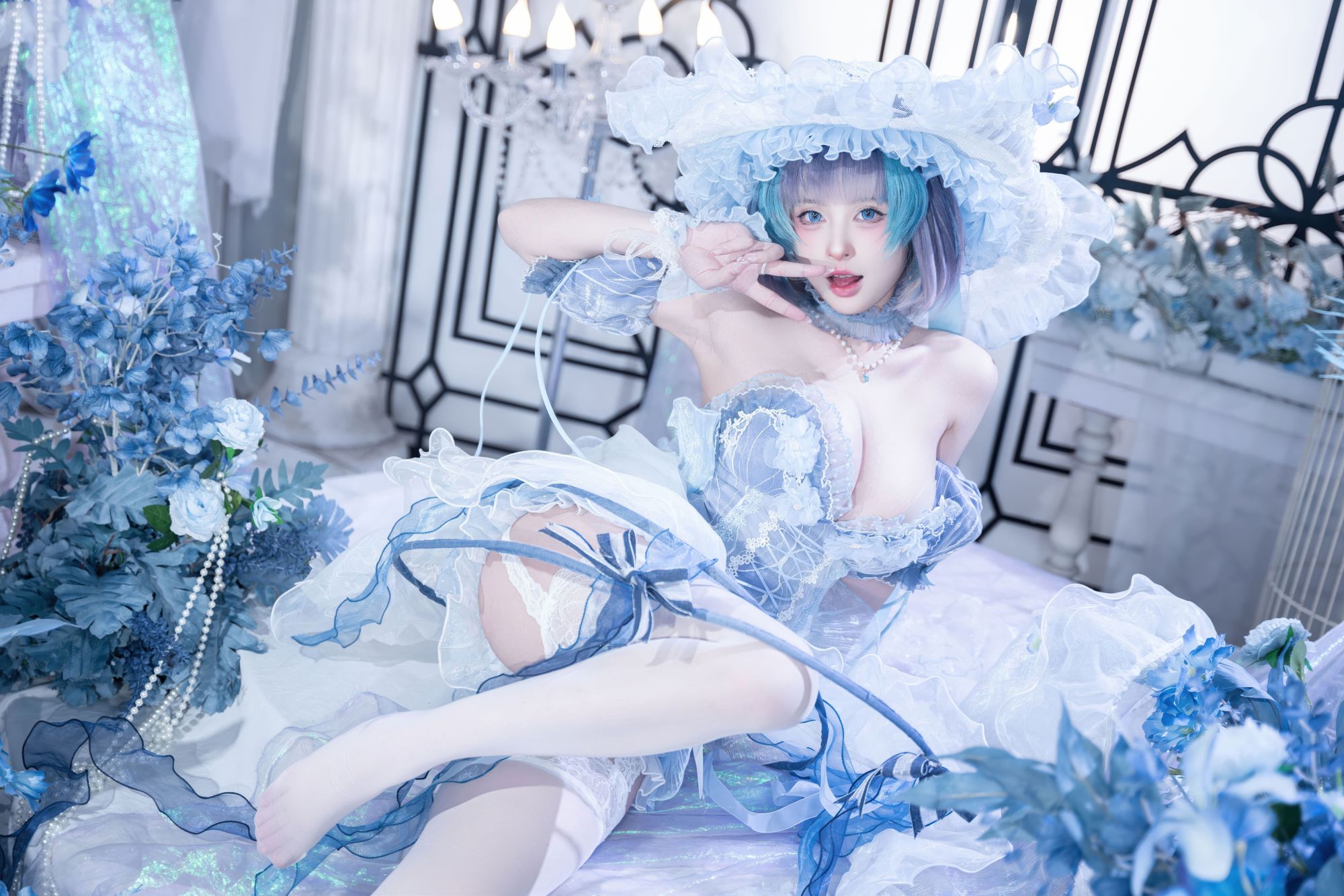 图片[2]-No.085 – 碧蓝航线 柴郡废稿礼服 [42P]-coswz-cos王者