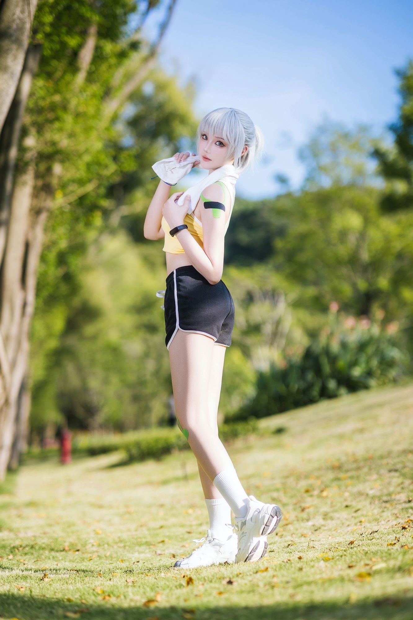 图片[6]-No.104 – 灵笼 白月魁运动服 [15P]-coswz-cos王者