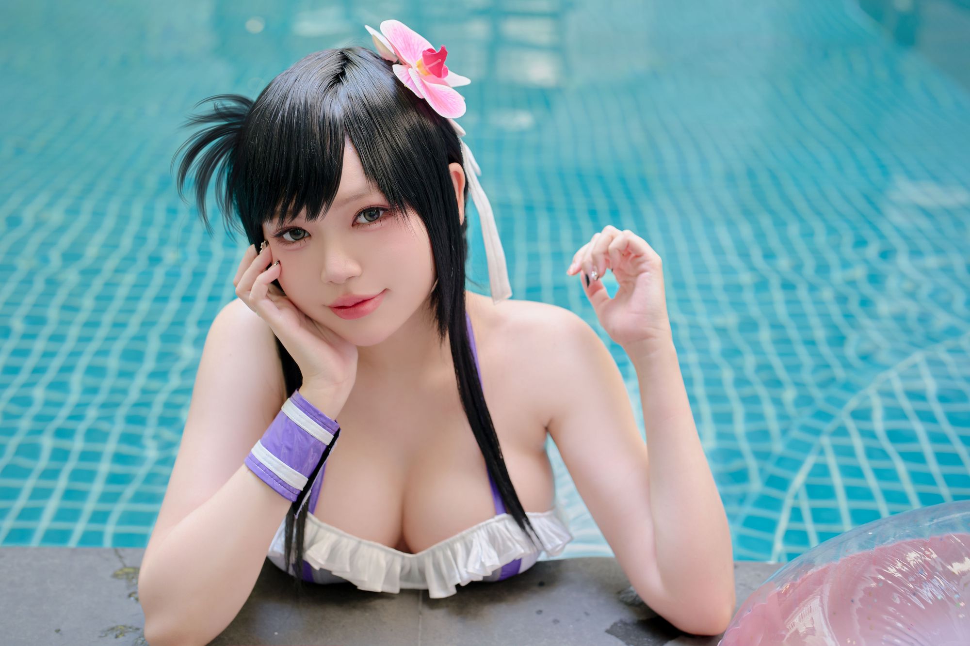 图片[2]-No.124 – Tifa FF VII Swimsuit [38P 6V]-coswz-cos王者