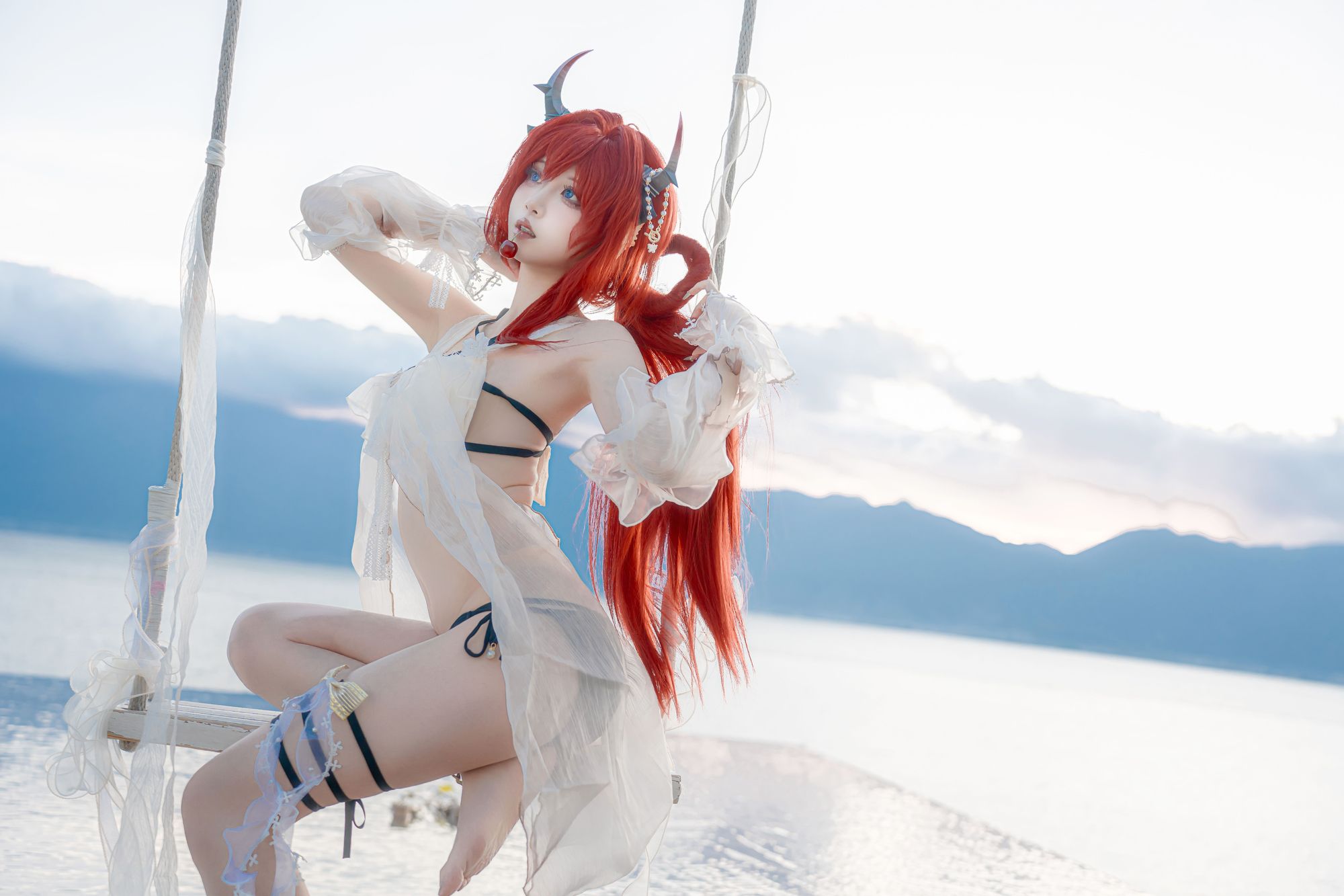 图片[2]-No.023 – 明日方舟 史尔特尔泳装 [35P]-coswz-cos王者