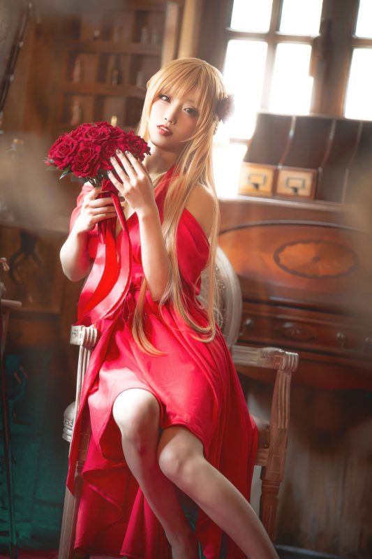 No.037 - 刀剑神域 亚丝娜 礼服 [28P]-coswz-cos王者