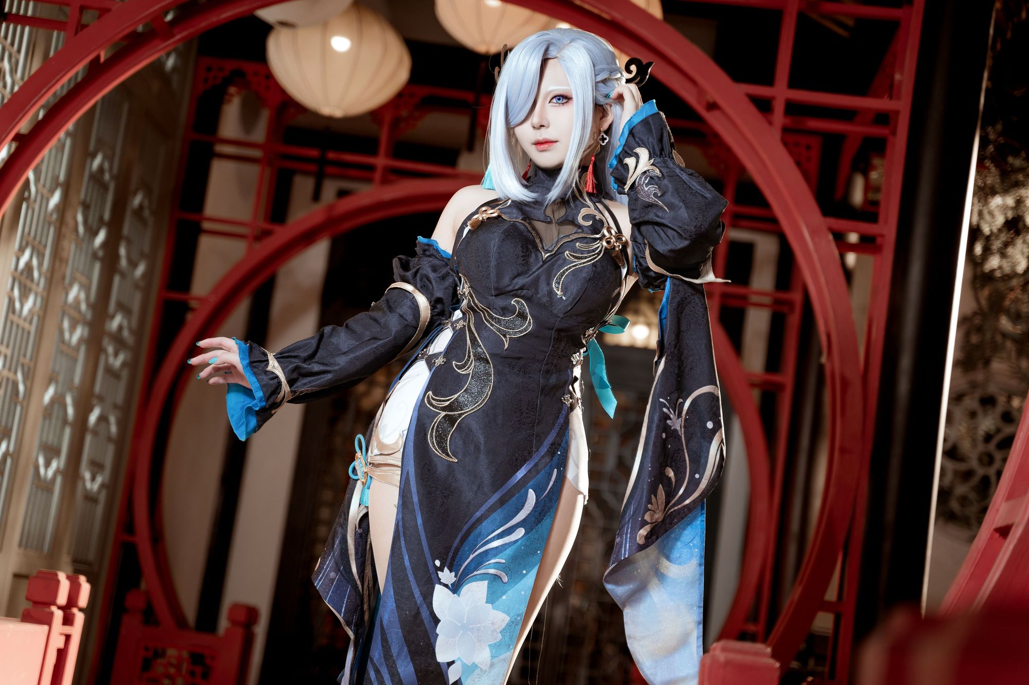 图片[3]-No.045 – 原神 申鹤·冷花幽露 [35P]-coswz-cos王者