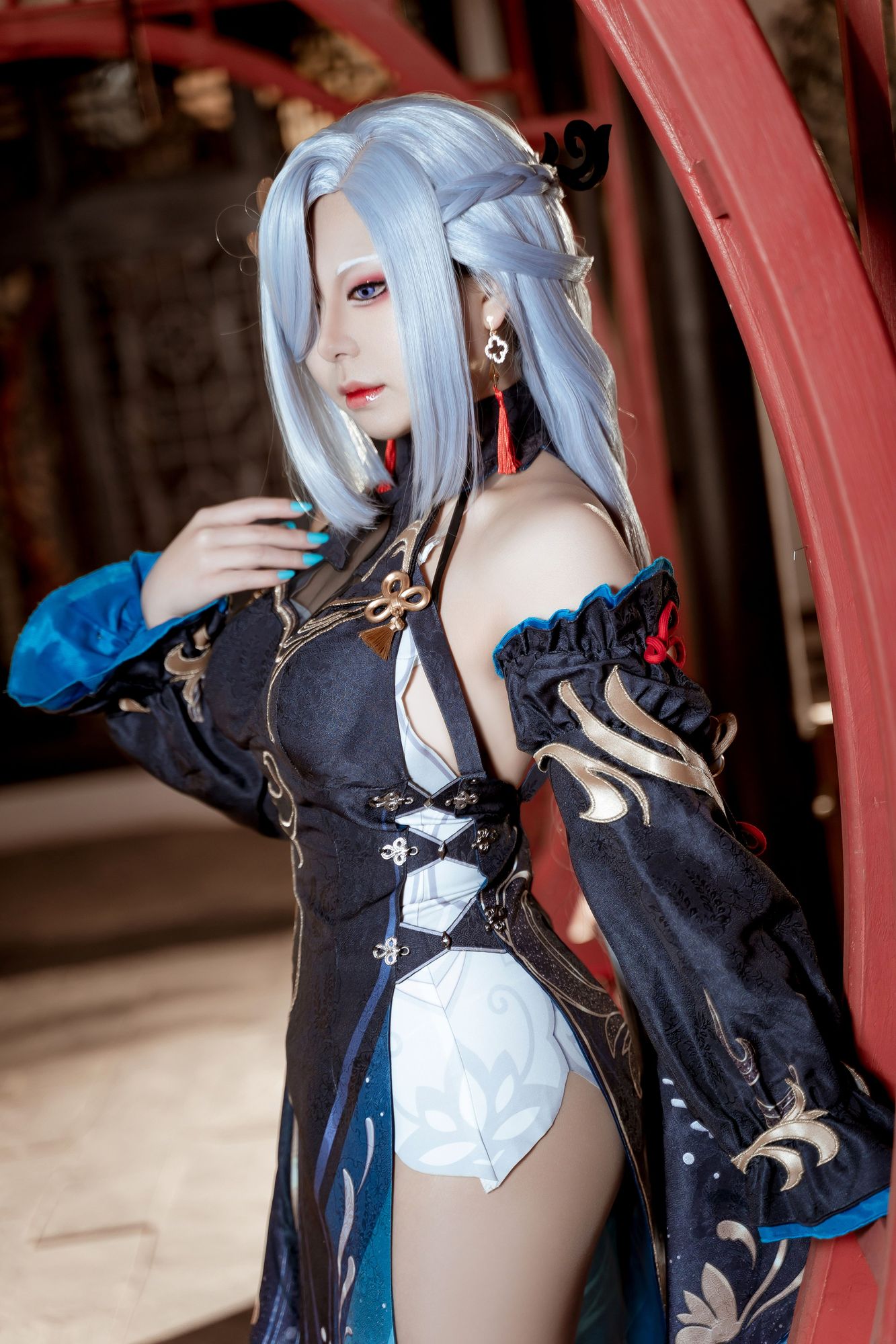 图片[2]-No.045 – 原神 申鹤·冷花幽露 [35P]-coswz-cos王者