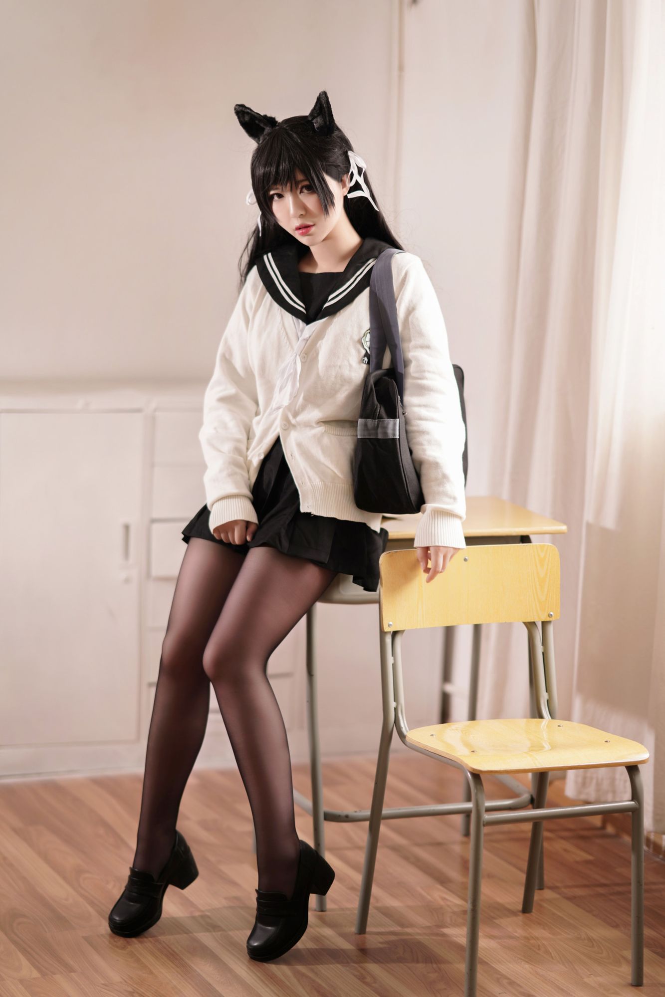 图片[2]-No.083 – 碧蓝航线 爱宕 学园幻想曲 [25P]-coswz-cos王者