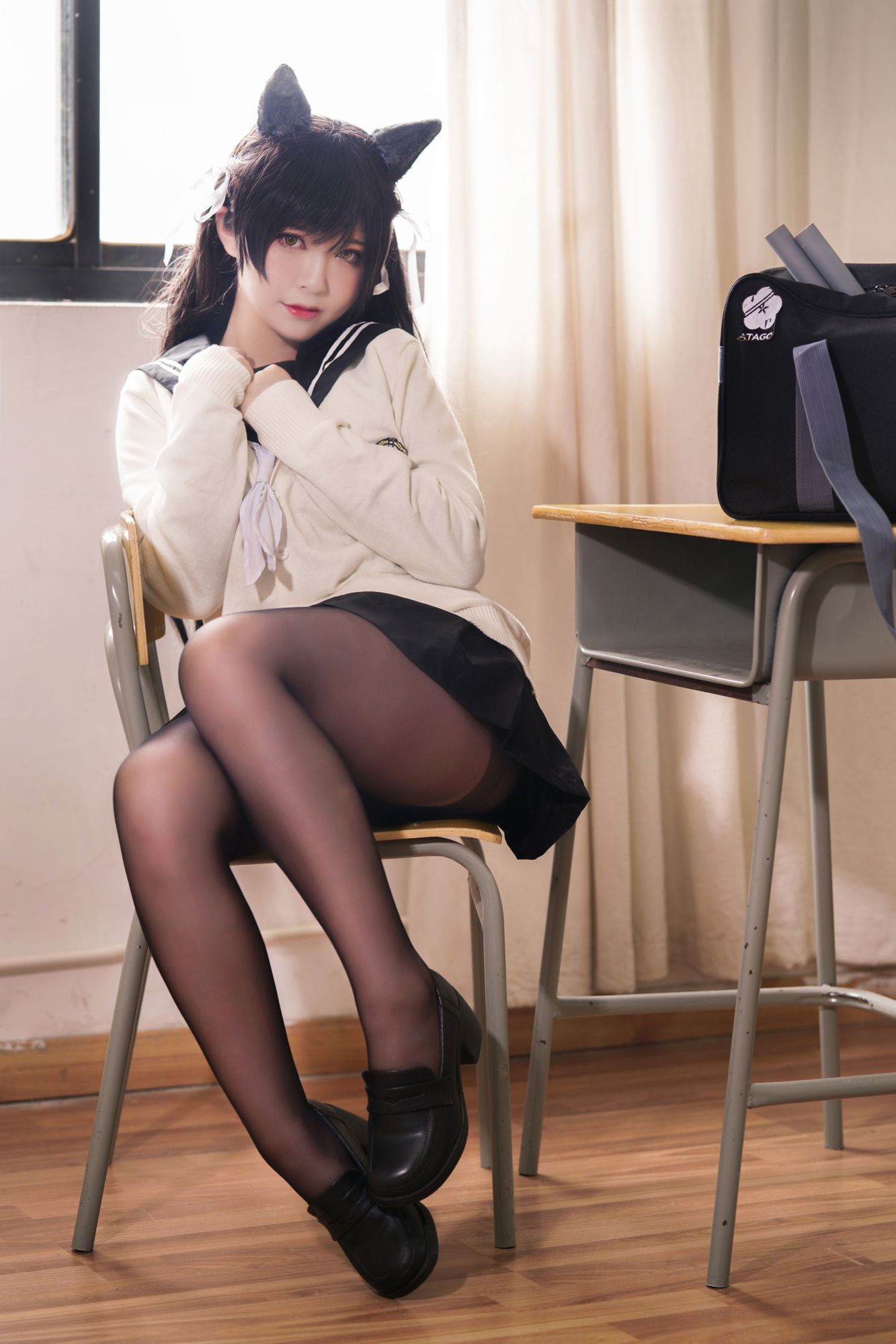 图片[5]-No.083 – 碧蓝航线 爱宕 学园幻想曲 [25P]-coswz-cos王者