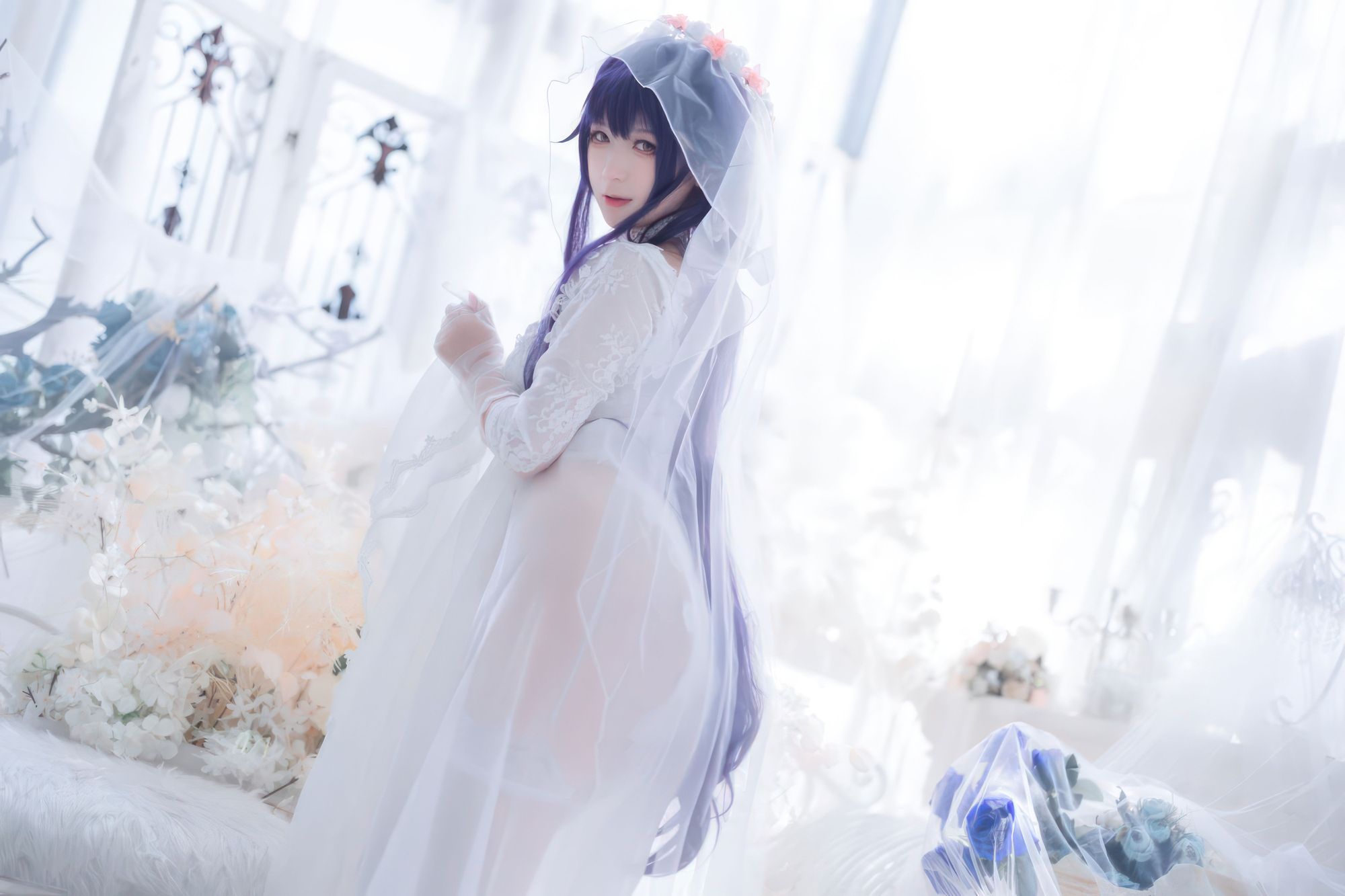 图片[2]-No.032 – 碧蓝航线 吾妻花嫁 [19P]-coswz-cos王者