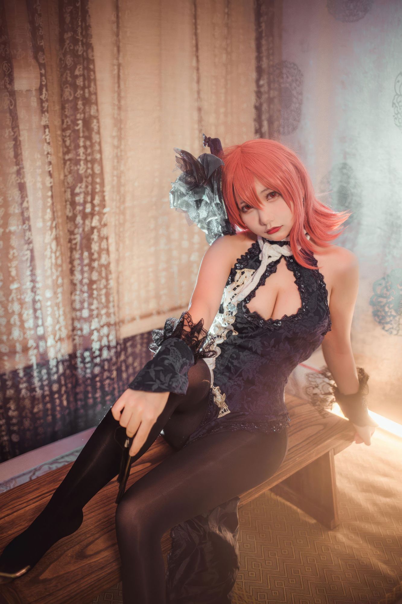 图片[3]-No.040 – 碧蓝航线 黑太子旗袍 [19P]-coswz-cos王者