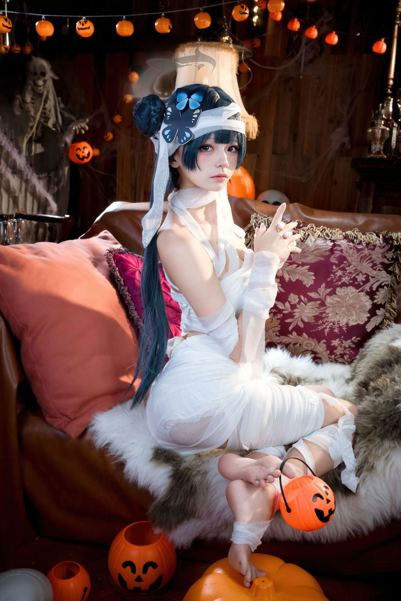 图片[3]-No.041 – 蔚蓝档案 妃咲万圣节 [51P]-coswz-cos王者