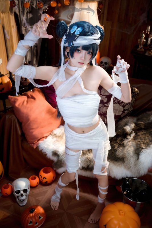 No.041 – 蔚蓝档案 妃咲万圣节 [51P]-coswz-cos王者