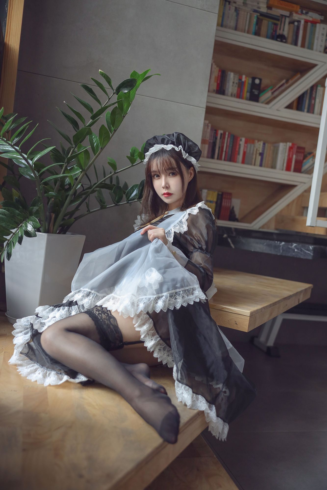 图片[5]-No.041 – 黑色透明女仆 [33P]-coswz-cos王者
