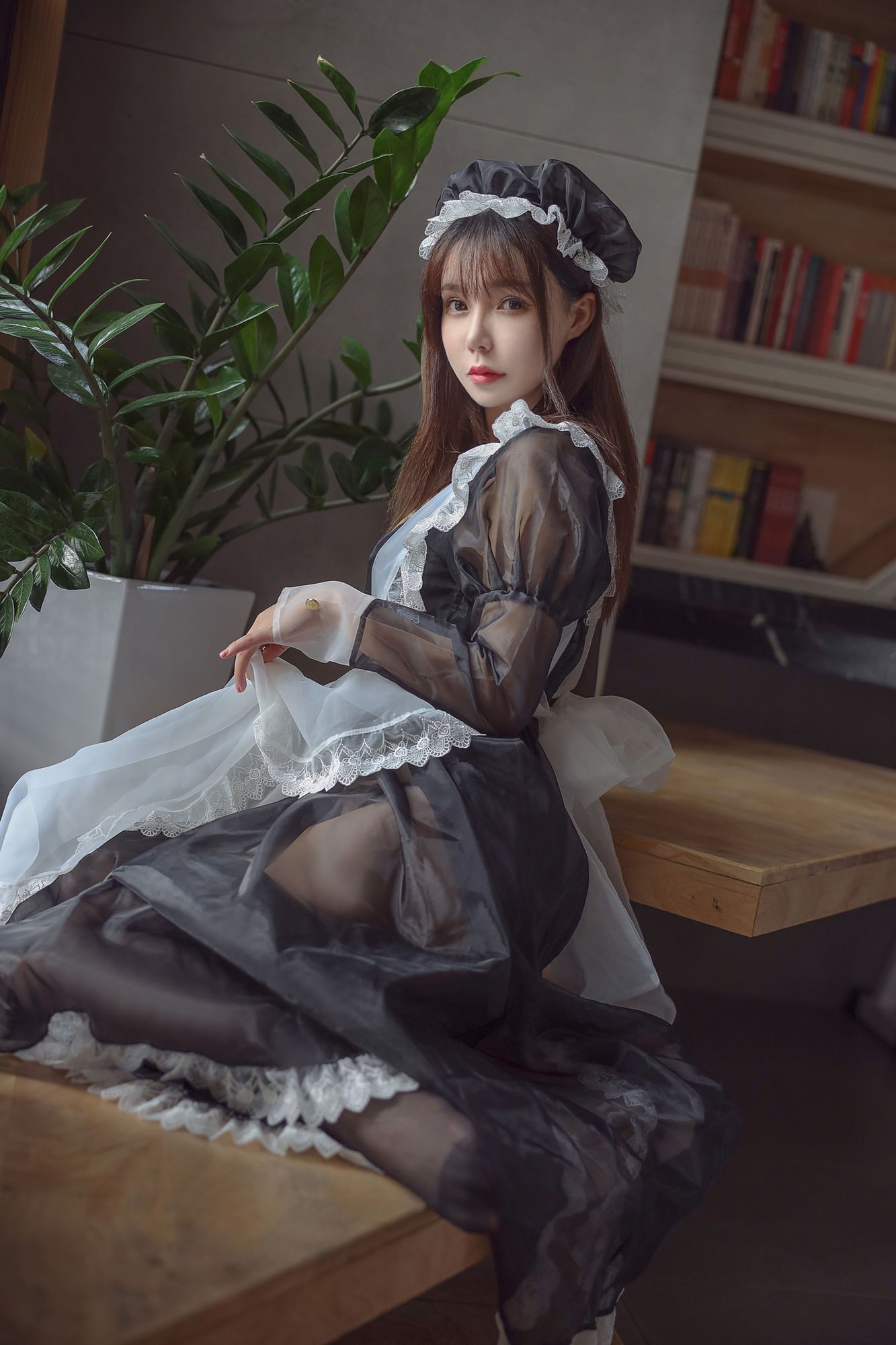 图片[4]-No.041 – 黑色透明女仆 [33P]-coswz-cos王者
