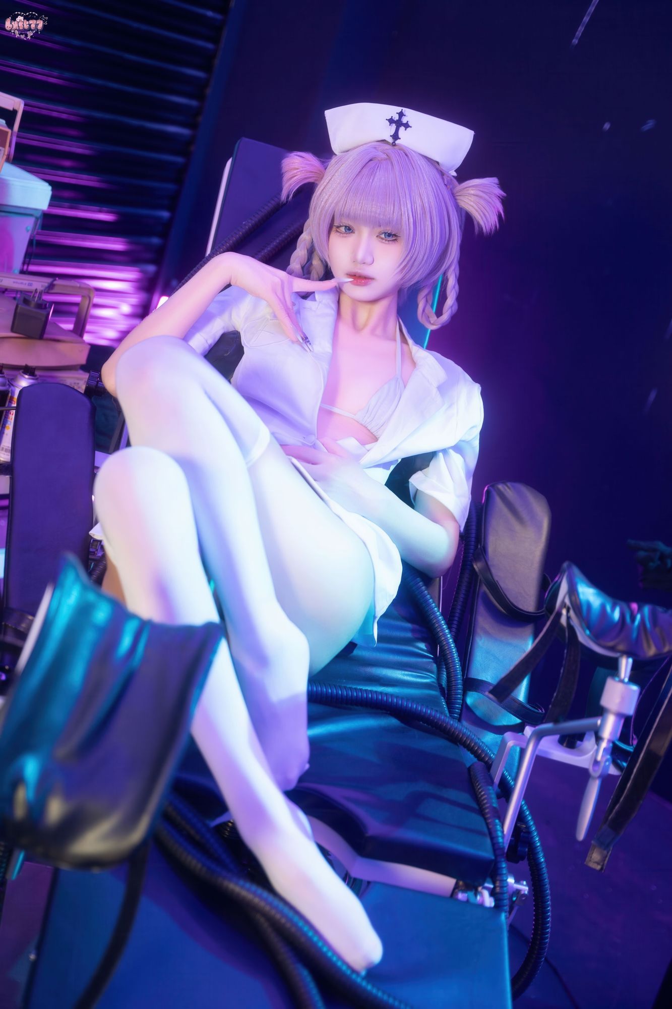 图片[1]-No.079 – 彻夜之歌 护士服小荠 [100P]-coswz-cos王者