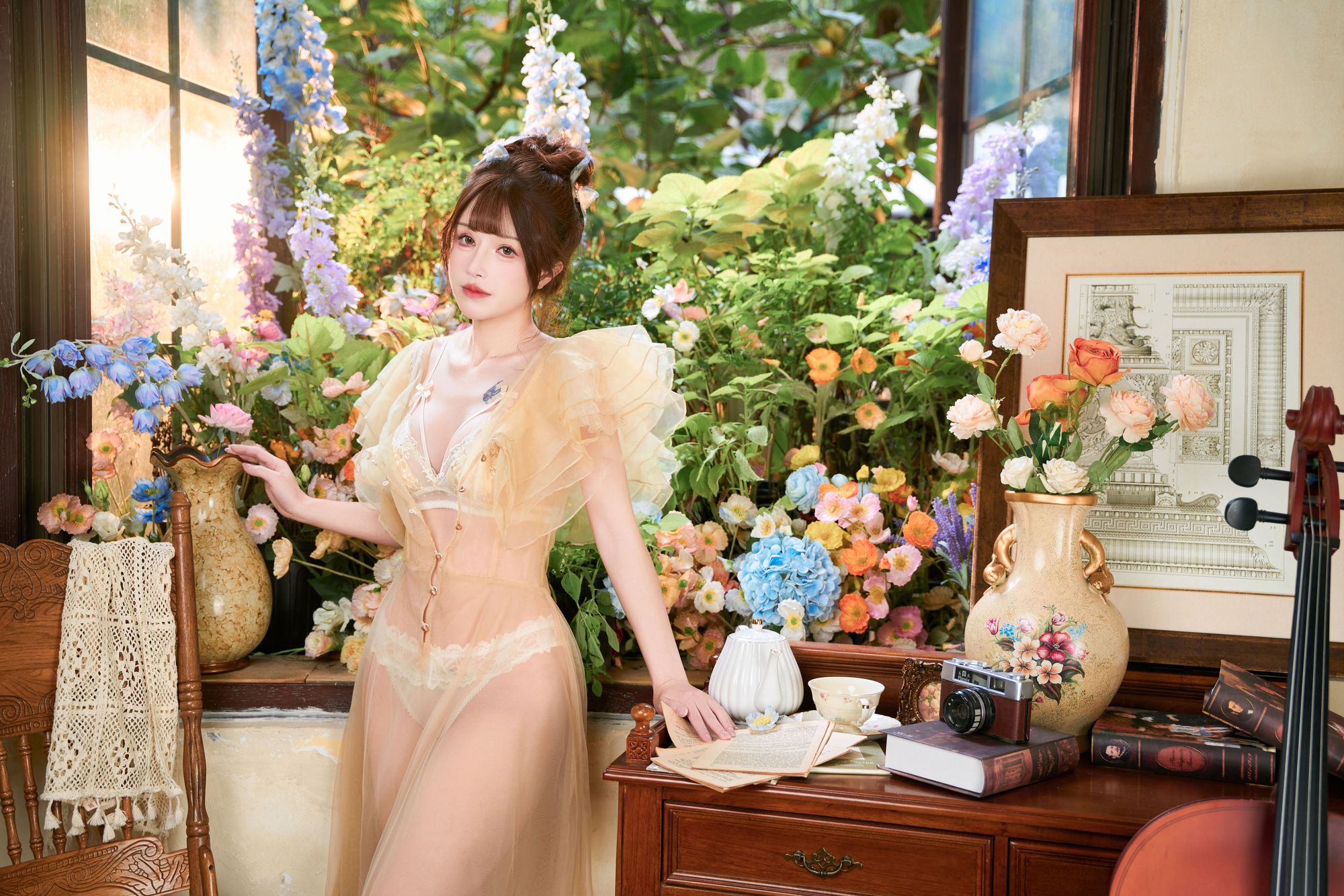 图片[2]-No.097 – 深林的洁白花语 [137P 1V]-coswz-cos王者