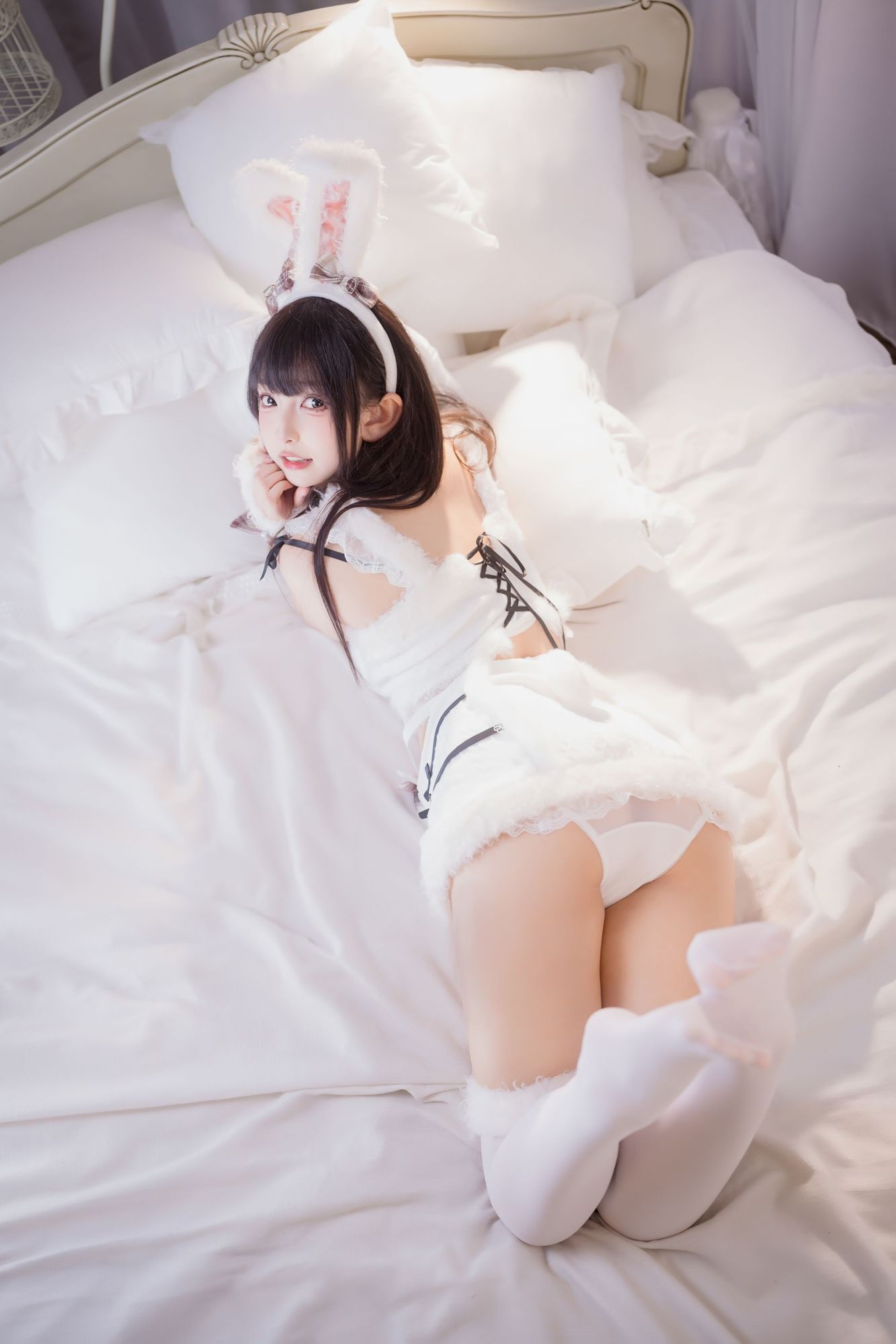 图片[5]-No.225 – 毛绒白兔 [75P 2V]-coswz-cos王者