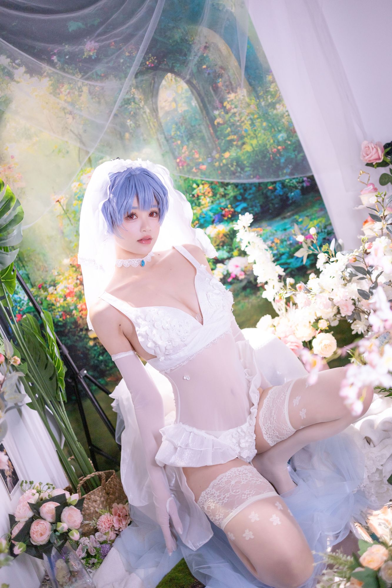 图片[5]-No.016 – EVA 绫波丽 花嫁 [52P]-coswz-cos王者