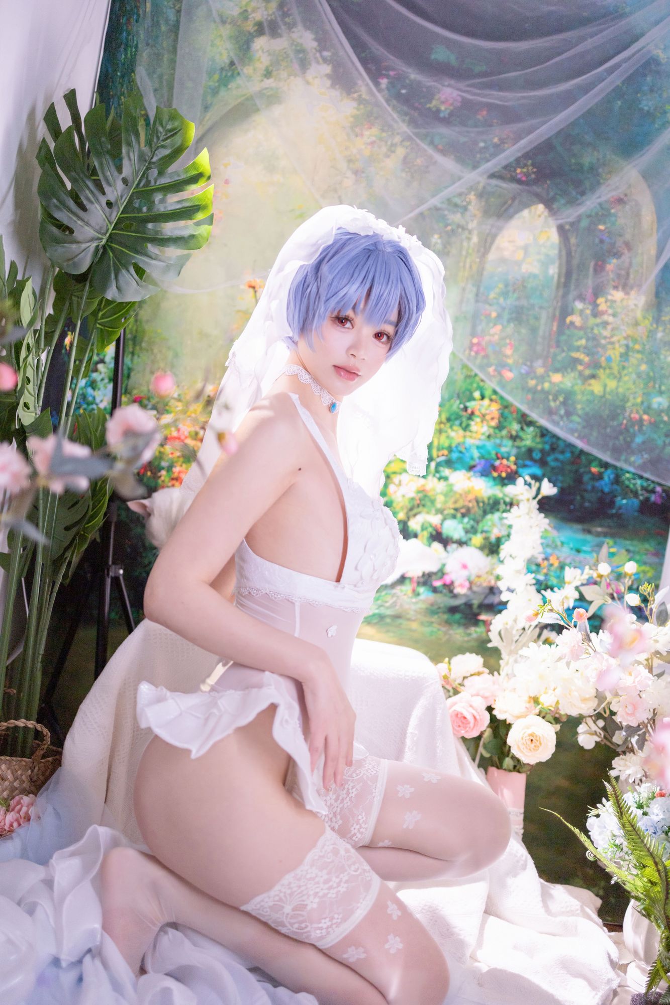 图片[2]-No.016 – EVA 绫波丽 花嫁 [52P]-coswz-cos王者