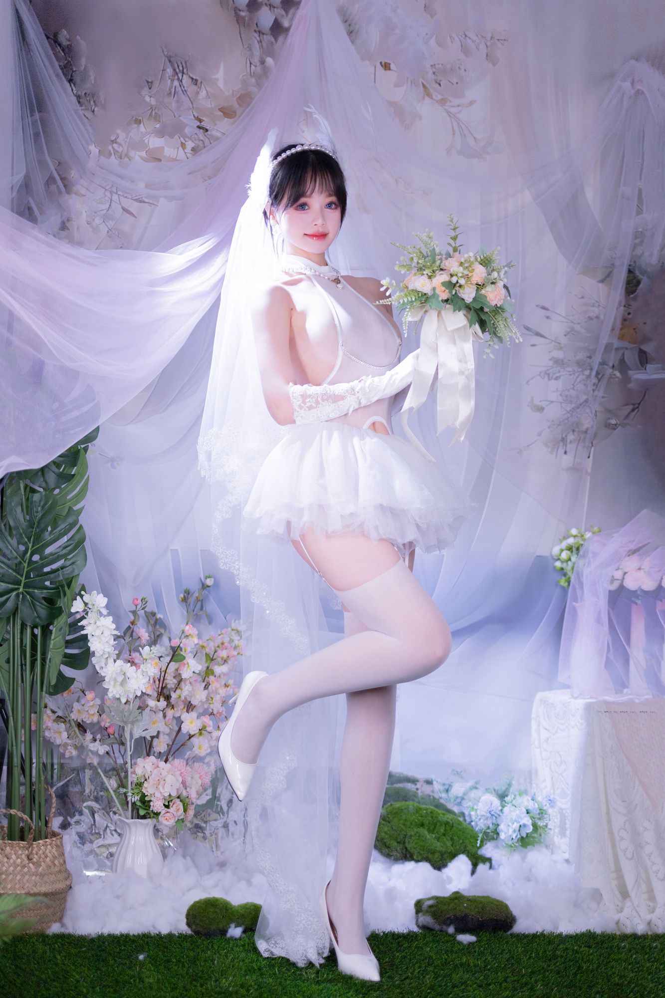 图片[3]-No.017 – 白丝花嫁 [50P]-coswz-cos王者