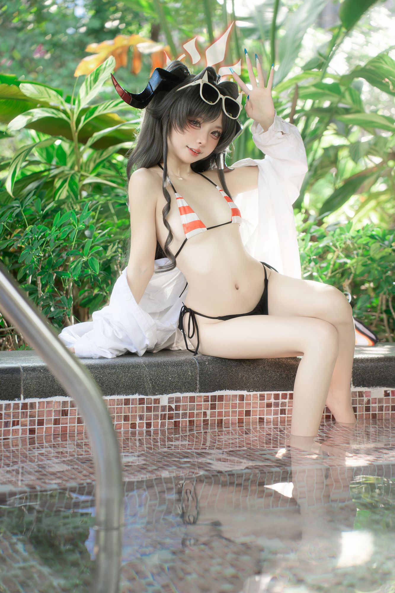 图片[1]-No.031 – 蔚蓝档案 鬼怒川霞水着 [44P]-coswz-cos王者