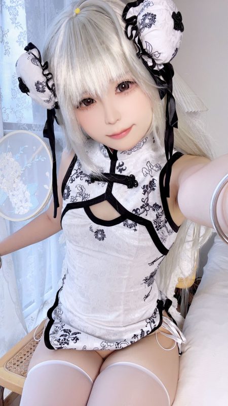 No.046 - 缘之空 穹妹旗袍 [27P]-coswz-cos王者