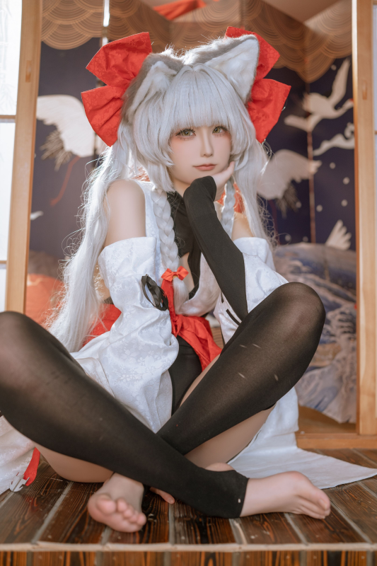 No.047 - 碧蓝航线 朝凪 [87P]-coswz-cos王者