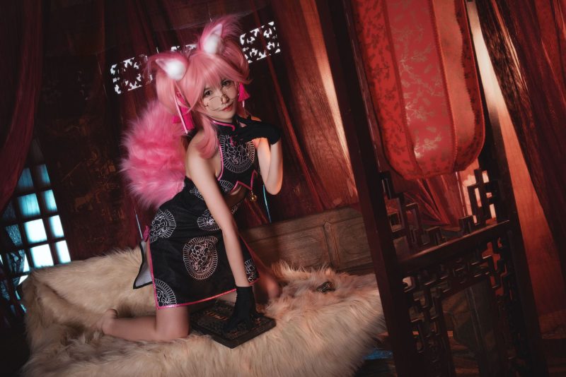 No.050 - FGO 玉藻前 旗袍 [10P]-coswz-cos王者