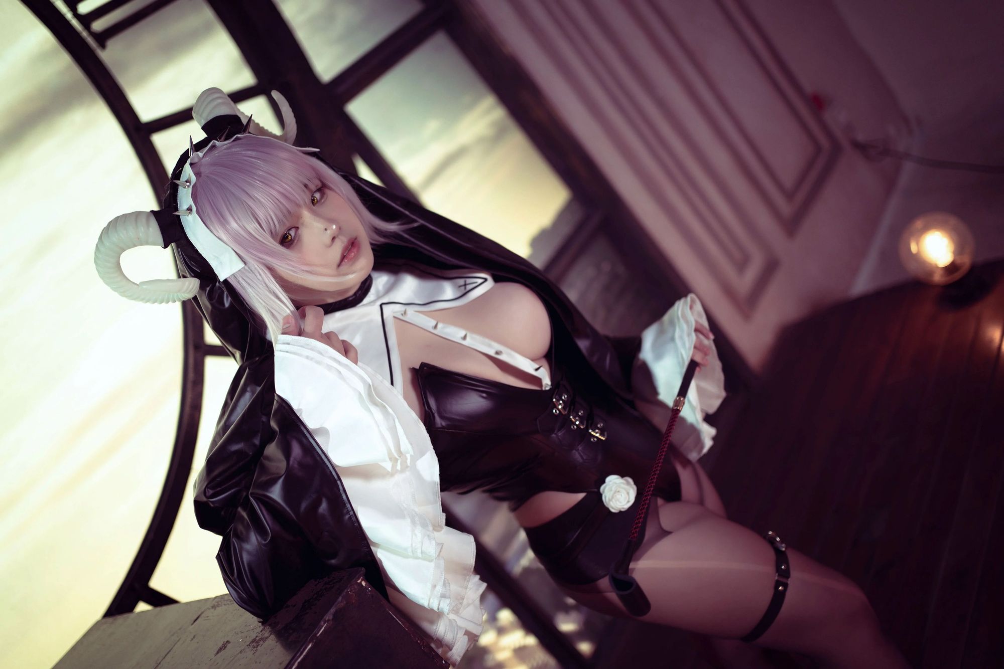 图片[2]-No.064 – 开裆裤恶魔 [75P 2V]-coswz-cos王者