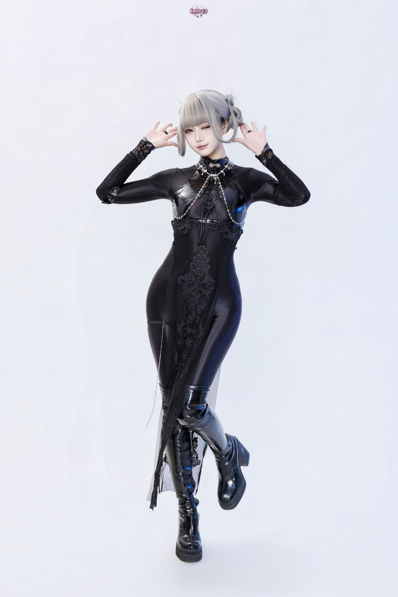 图片[1]-No.081 – 黑靡烟旗袍 [108P 2V]-coswz-cos王者