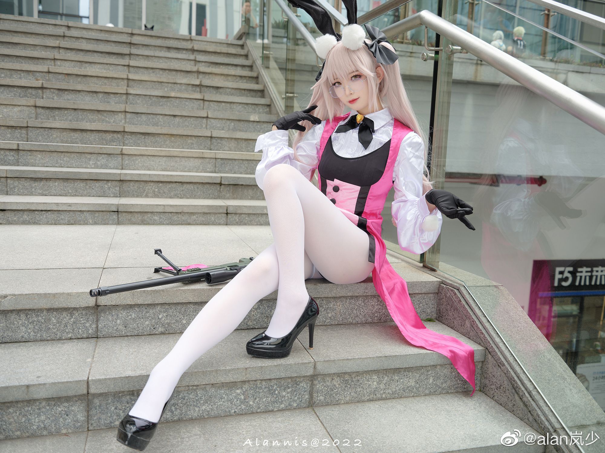 图片[3]-No.084 – 光之高扬斯卡娅 兔女郎 [27P]-coswz-cos王者
