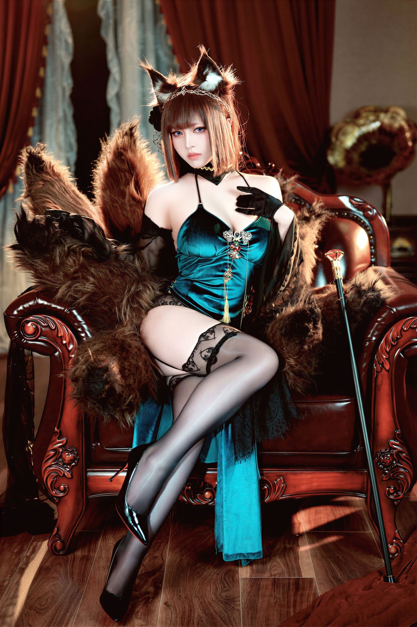 图片[3]-No.091 – 碧蓝航线 天城 玉座落鸾 [62P 10V]-coswz-cos王者