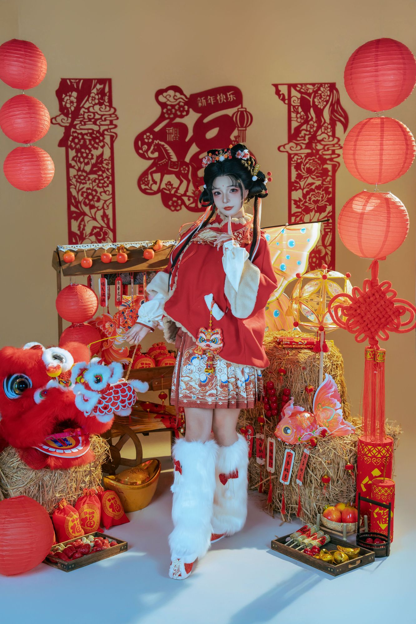 图片[3]-No.146 – 2026新春特辑 醒狮少女 [131P 2V]-coswz-cos王者