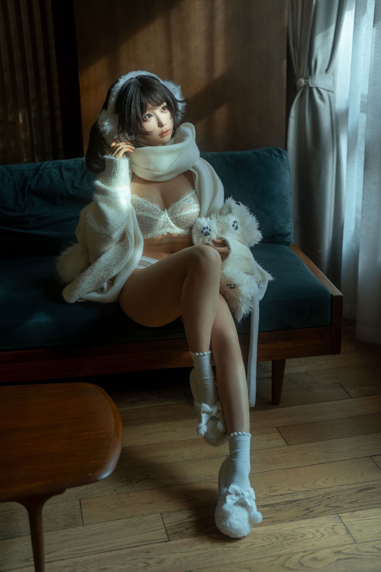 图片[2]-No.389 – 白毛衣 [18P 1V]-coswz-cos王者