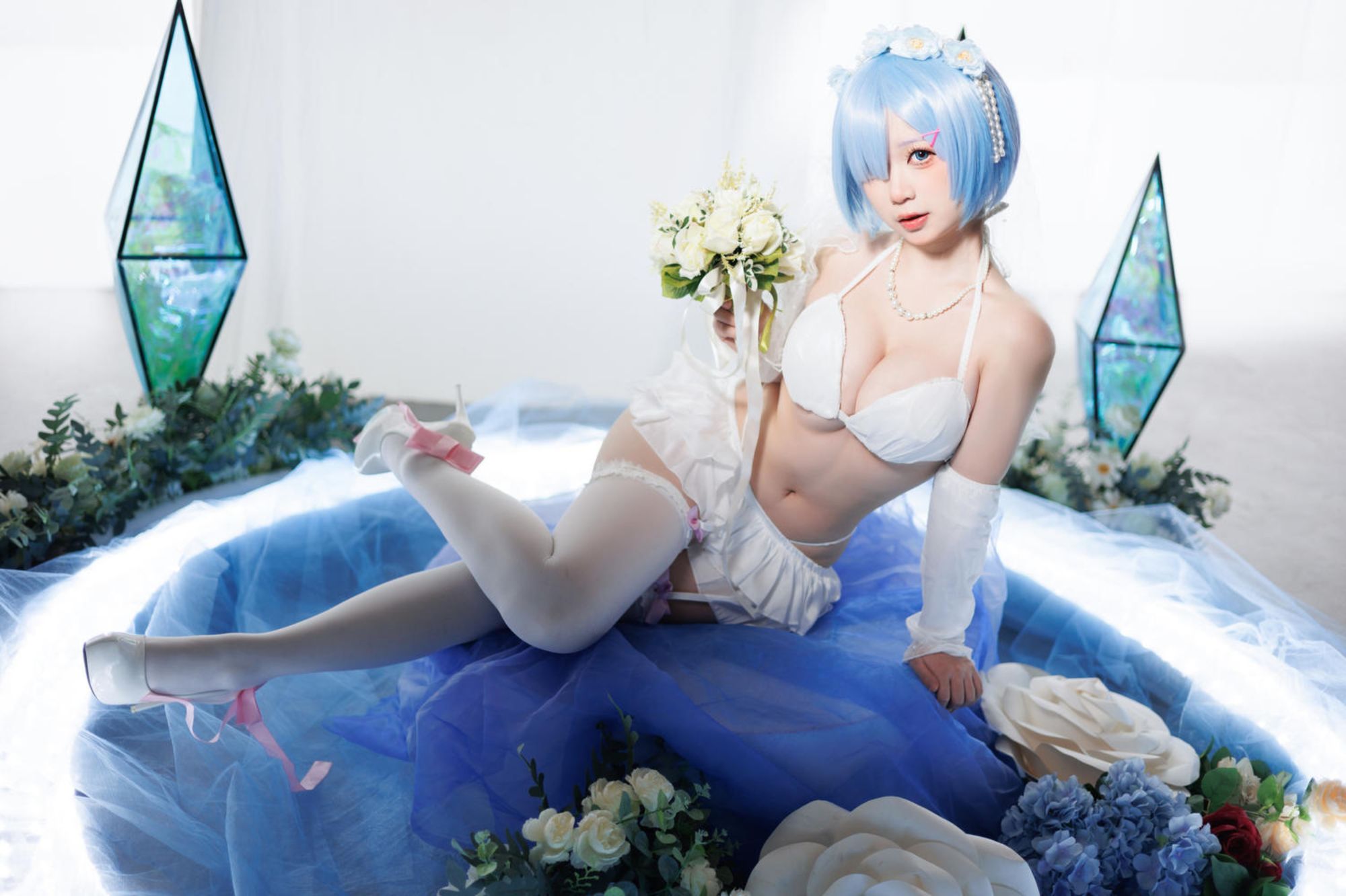 图片[5]-No.034 – 蕾姆花嫁 [25P]-coswz-cos王者